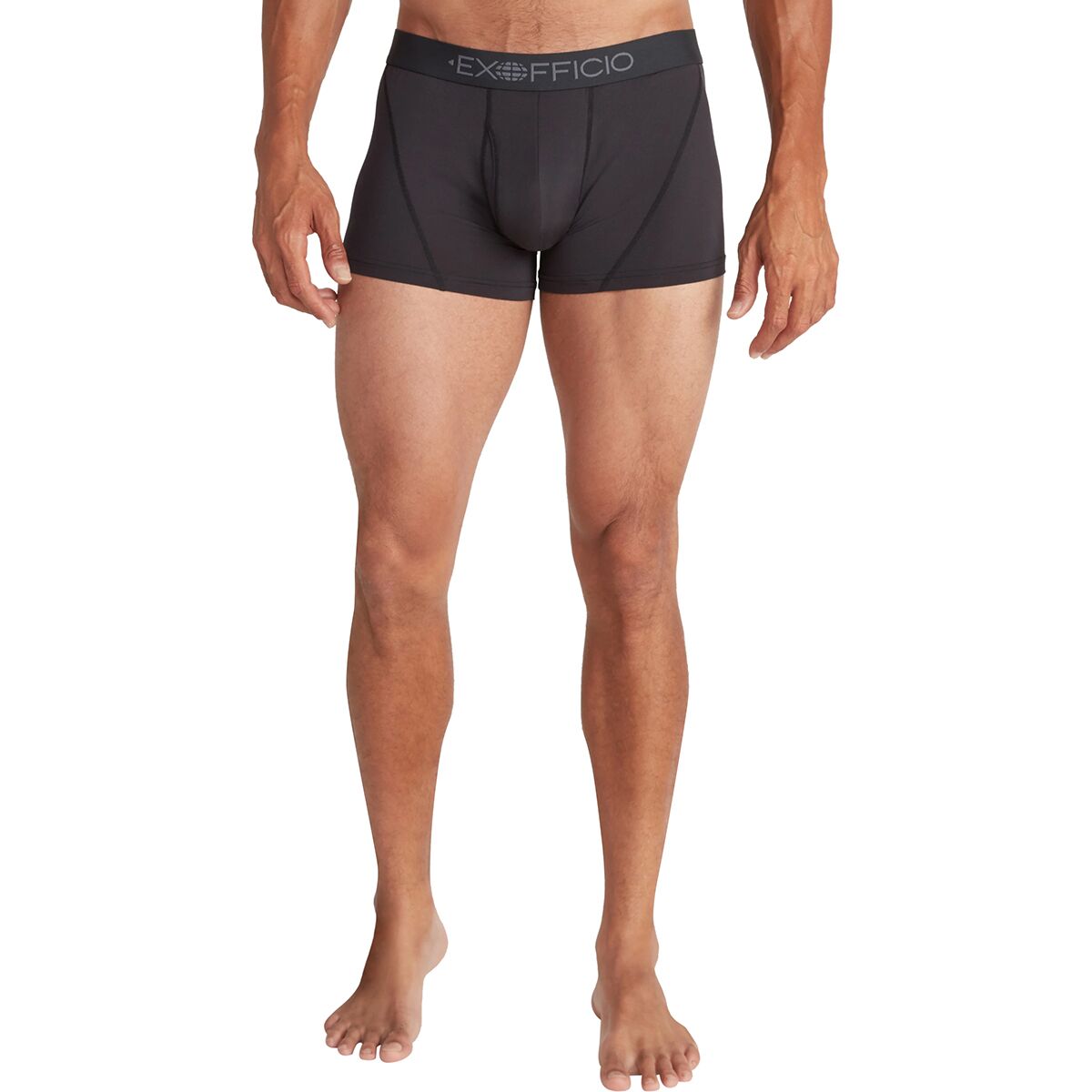 Image of ExOfficio Give-N-Go Sport 2.0 3in Boxer Brief - Men's Black/Black, M