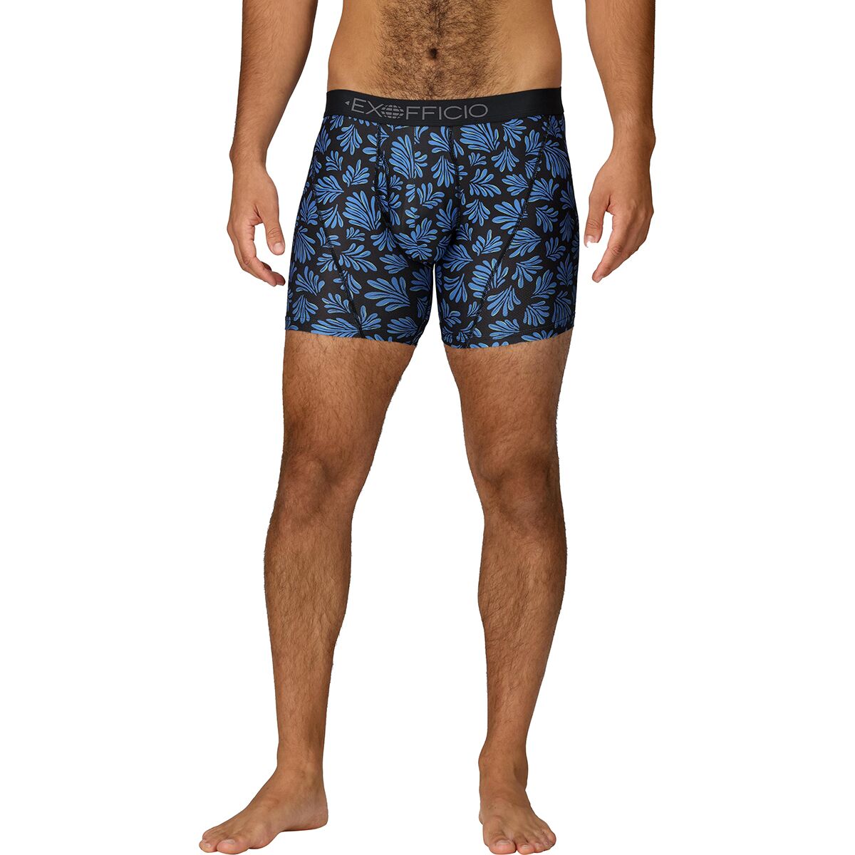Image of ExOfficio Give-N-Go Sport 2.0 6in Boxer Brief - Men's Lagoon Oasis, L