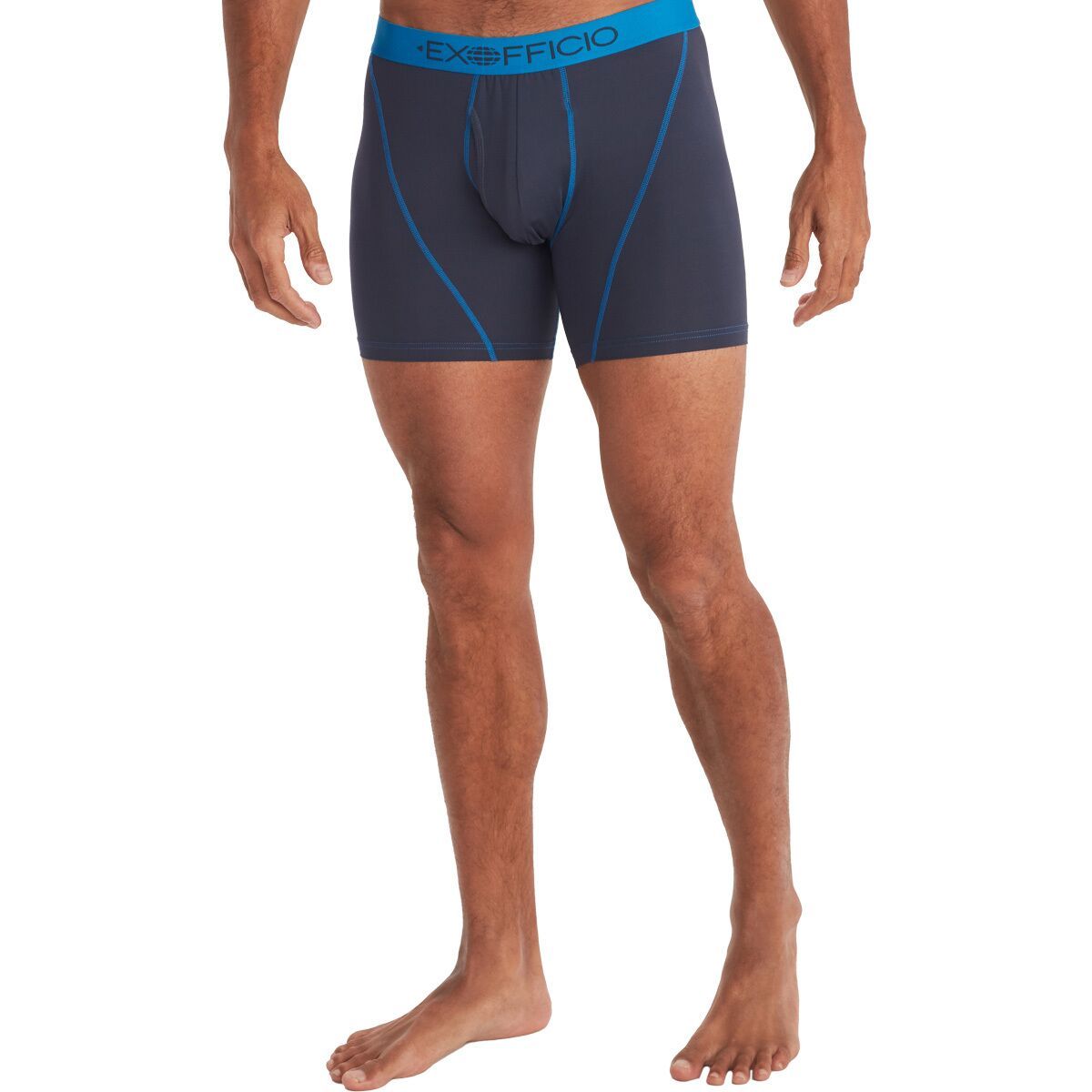 Image of ExOfficio Give-N-Go Sport 2.0 6in Boxer Brief - Men's Navy/Skydiver, XXL