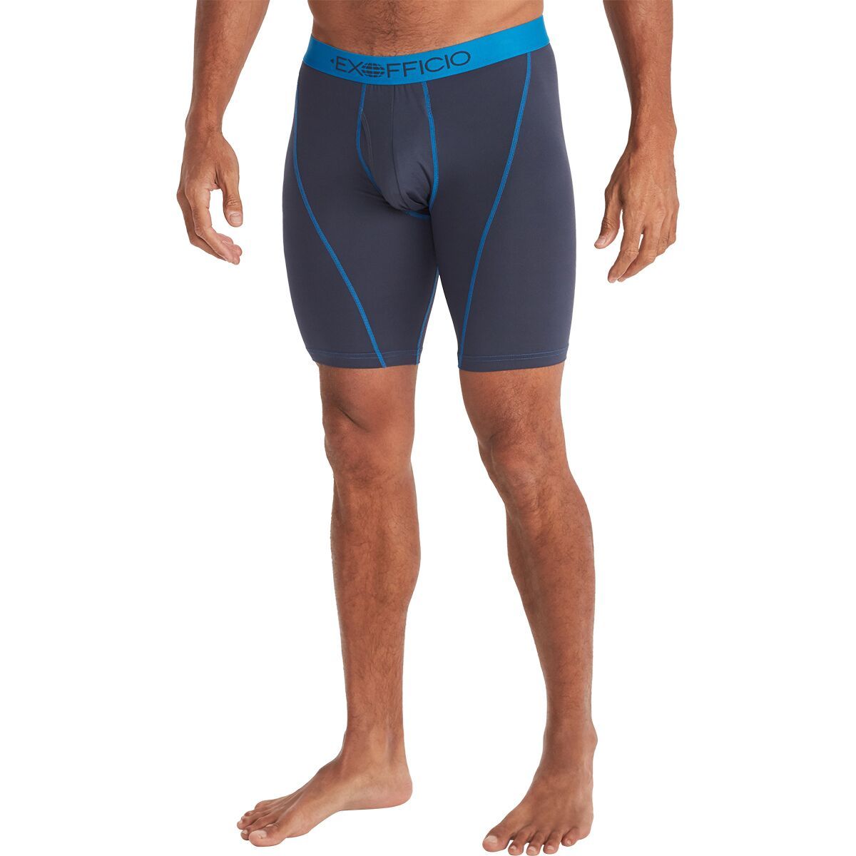 Image of ExOfficio Give-N-Go Sport 2.0 9in Boxer Brief - Men's Navy/Skydiver, XXL