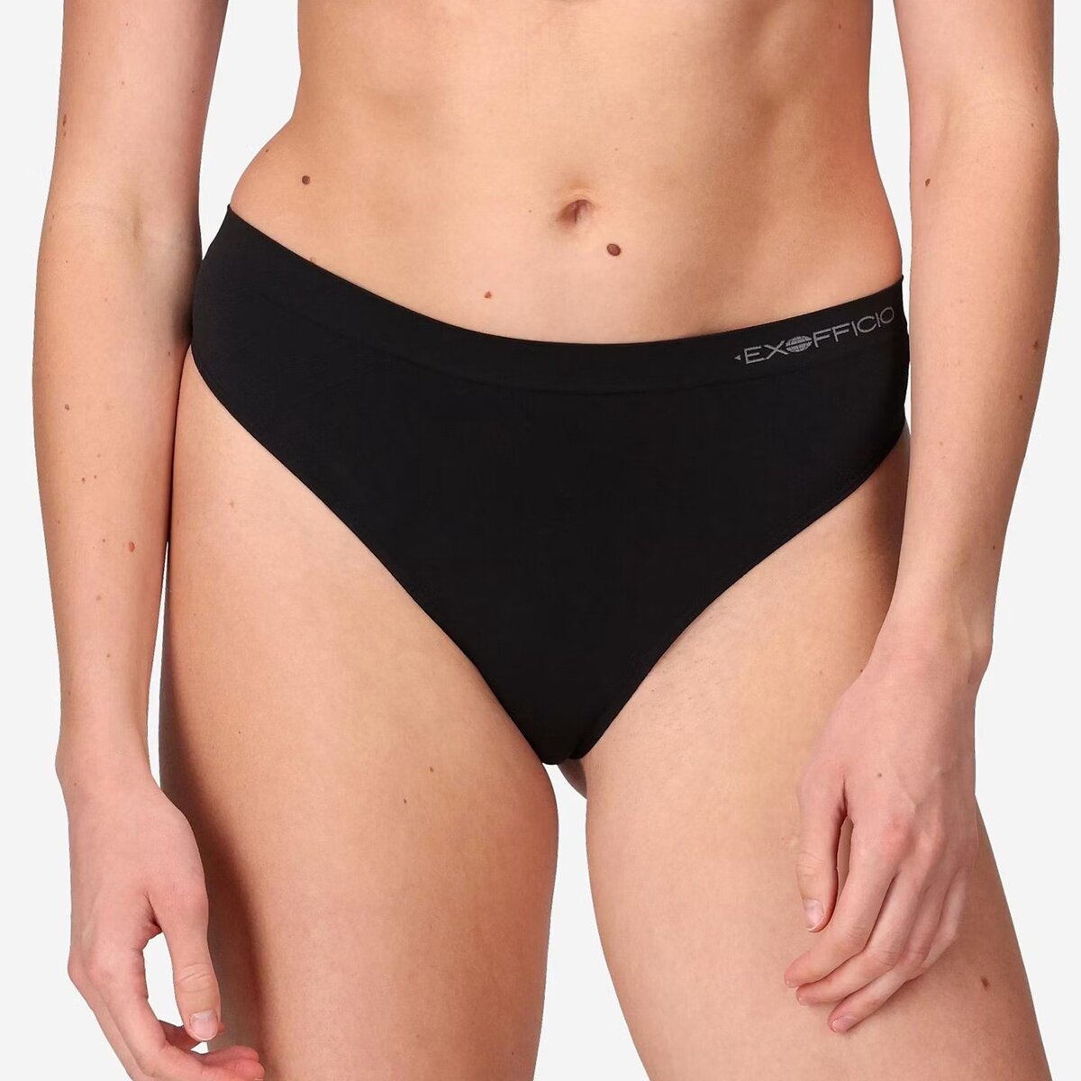 Image of ExOfficio SeamFree Thong Underwear - Women's Black, S