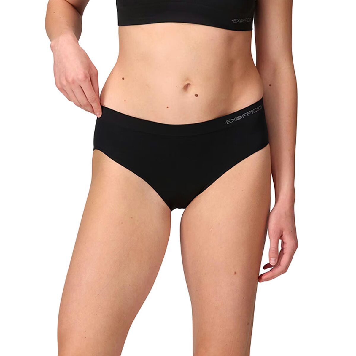 Image of ExOfficio SeamFree Thong Underwear - Women's Black, S