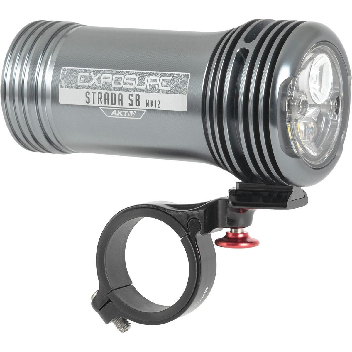 Image of Exposure Strada Mk12 Super Bright AKTIV Headlight Grey, One Size