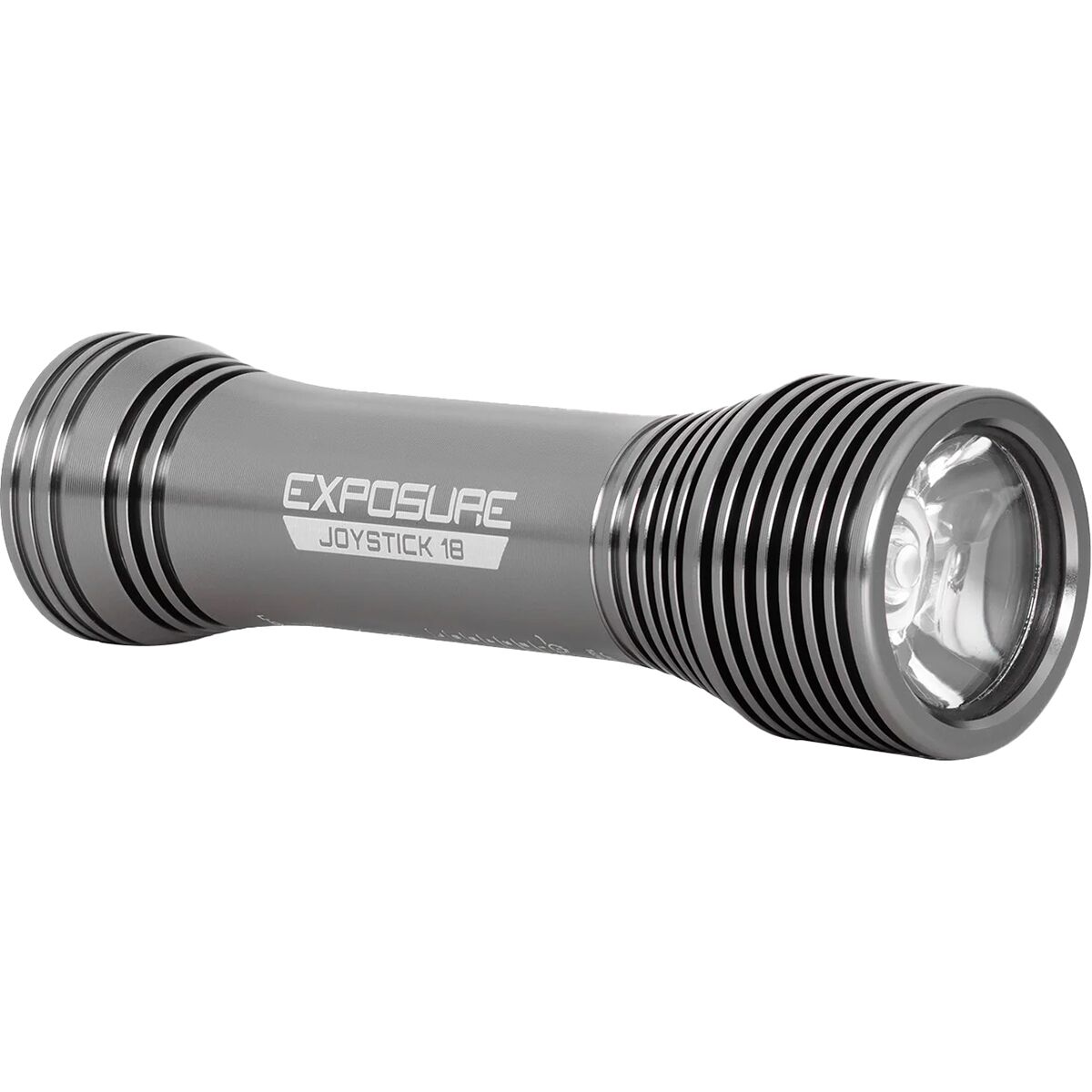 Image of Exposure Joystick 18 Headlight Gunmetal Black, Lanyard