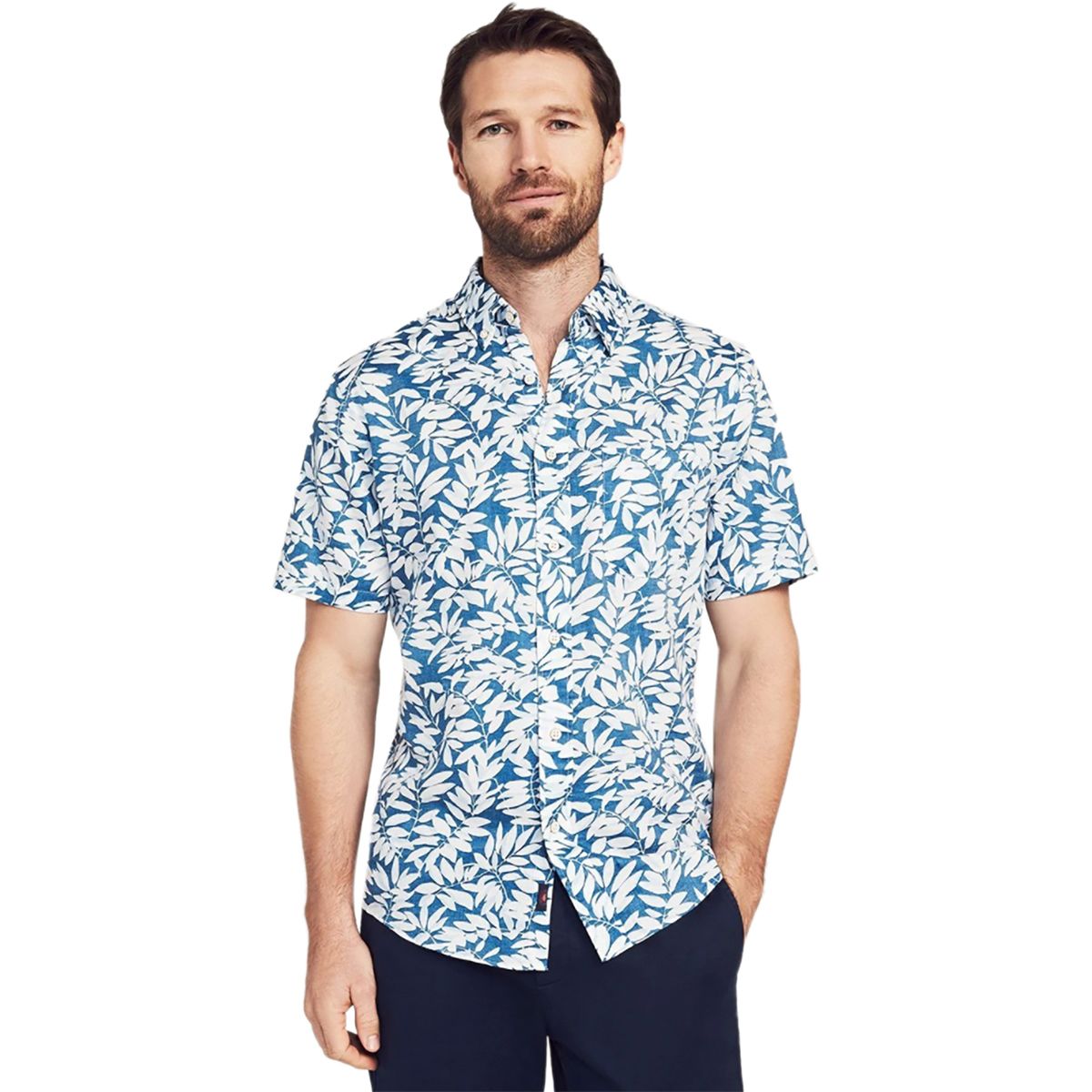 Faherty Playa Short-Sleeve Shirt - Men's | eBay