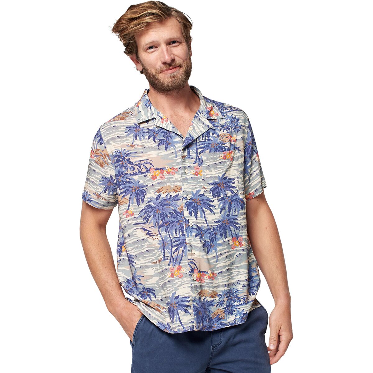 Faherty Kona Camp Short-Sleeve Shirt - Men's product image