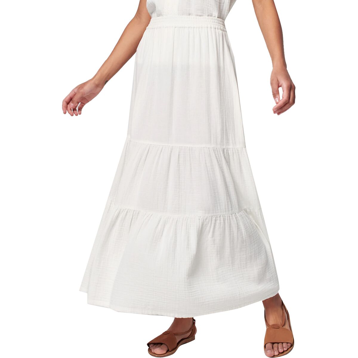 Faherty Dream Cotton Gauze Valentina Tiered Skirt - Women's product image