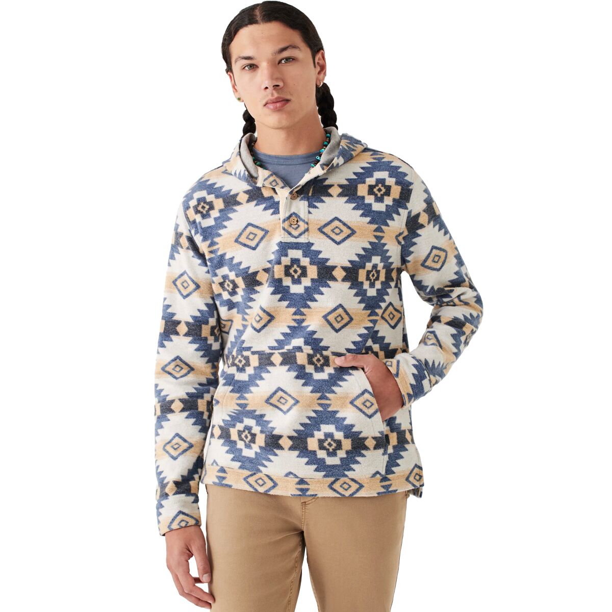 Faherty DGF Knit Pacific Hoodie - Men's product image