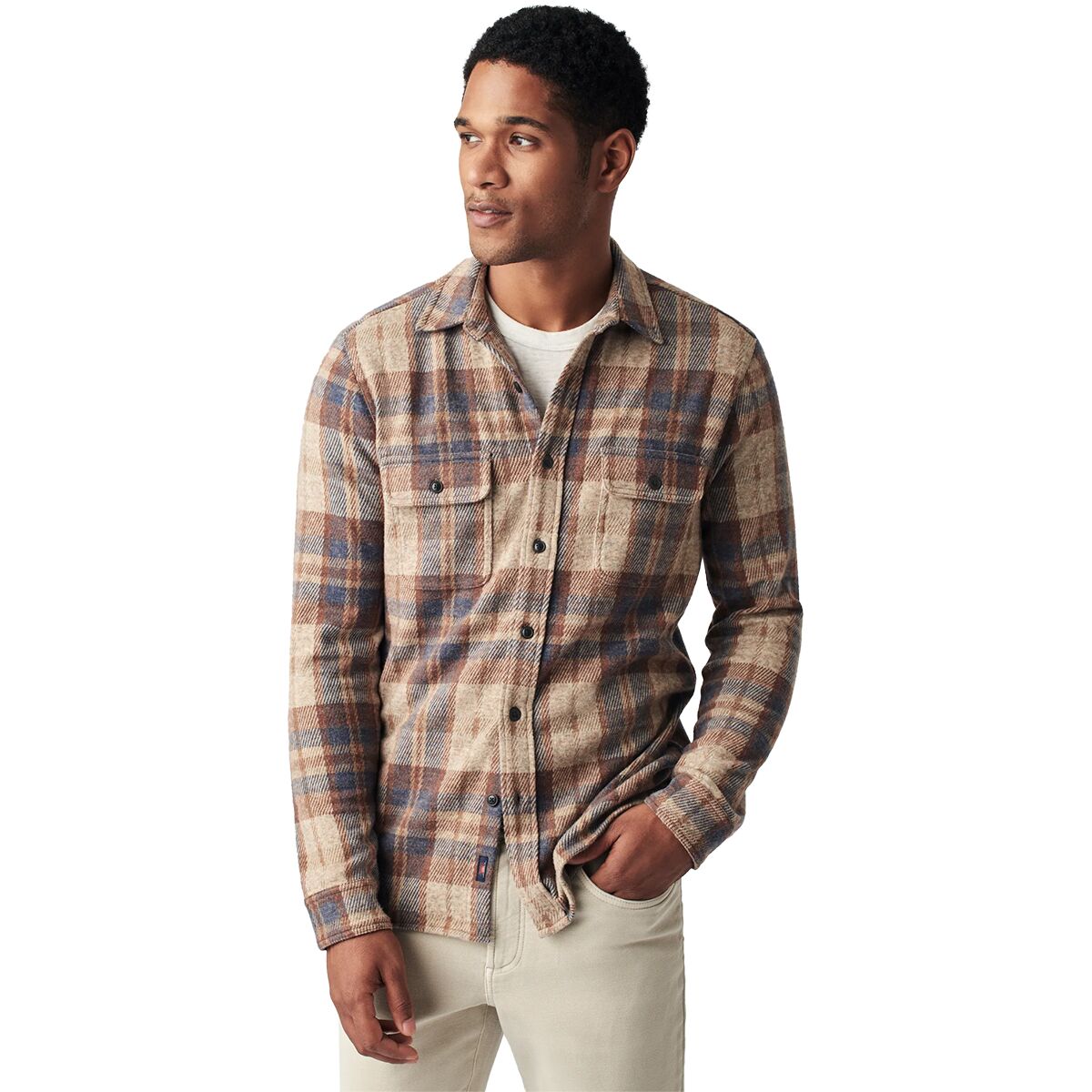 Schat donker Smash Faherty Legend Sweater Shirt - Men's - Clothing