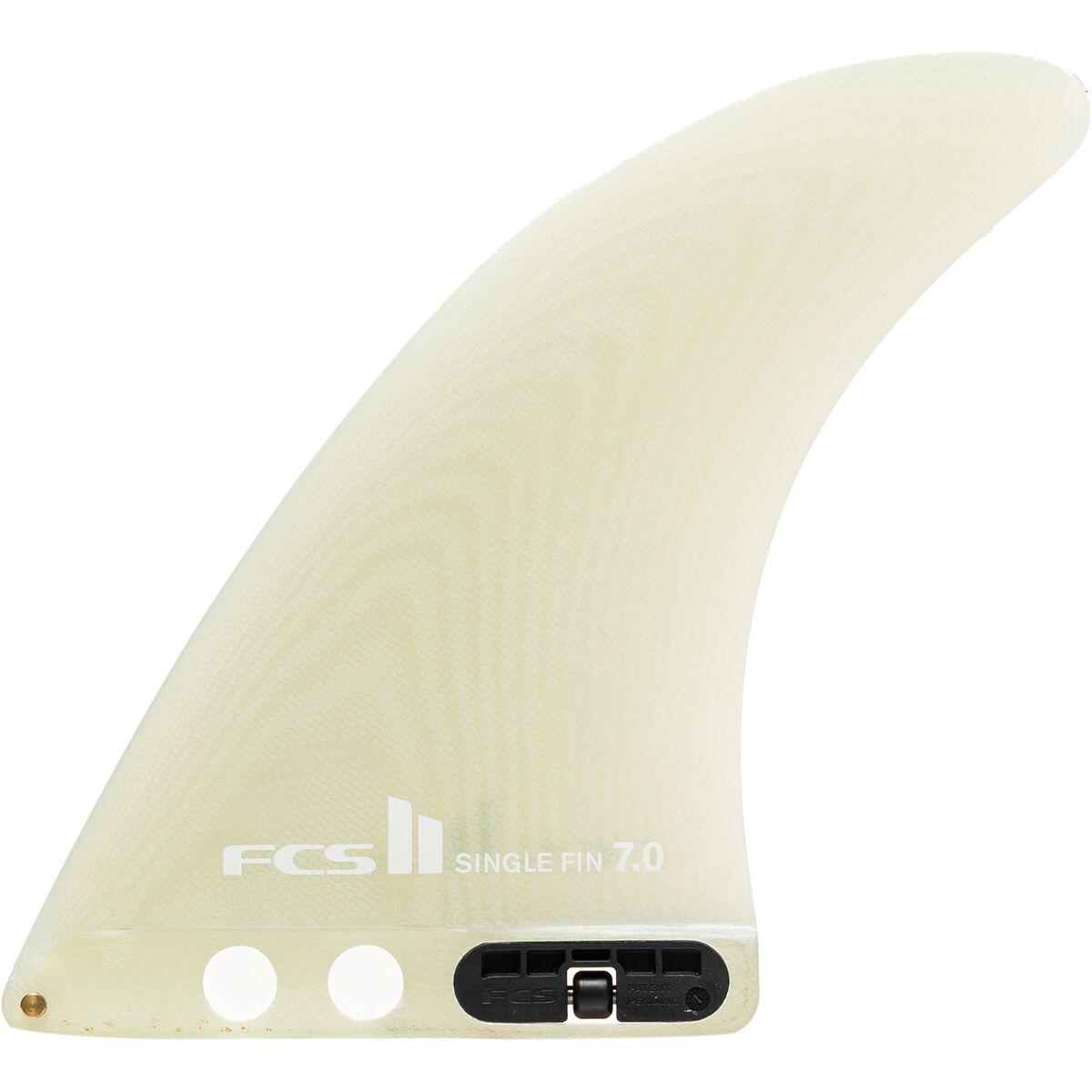Image of FCS Single PG Surfboard Fins Clear, 6in
