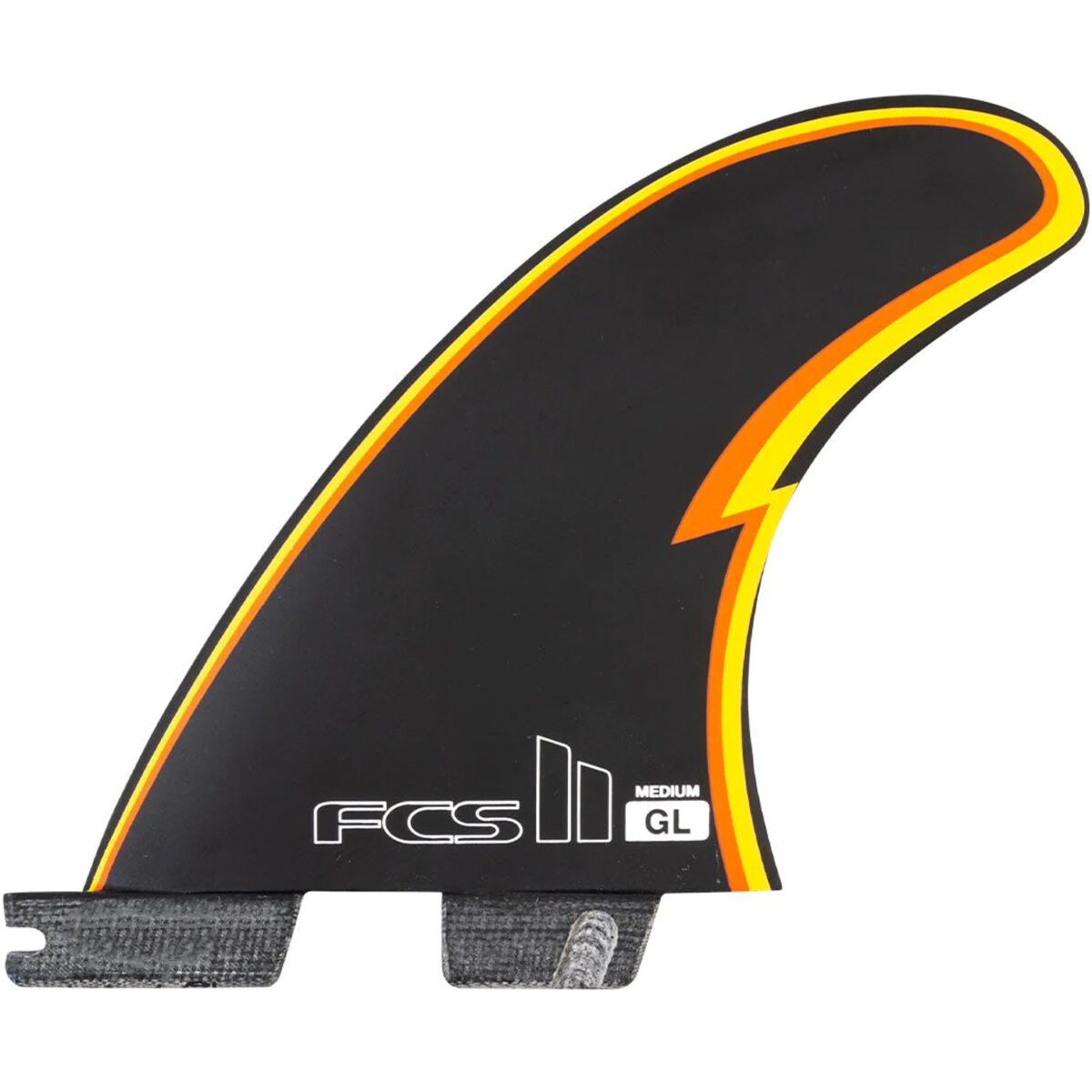 FCS II GL PC Tri-Quad Fin Black, M