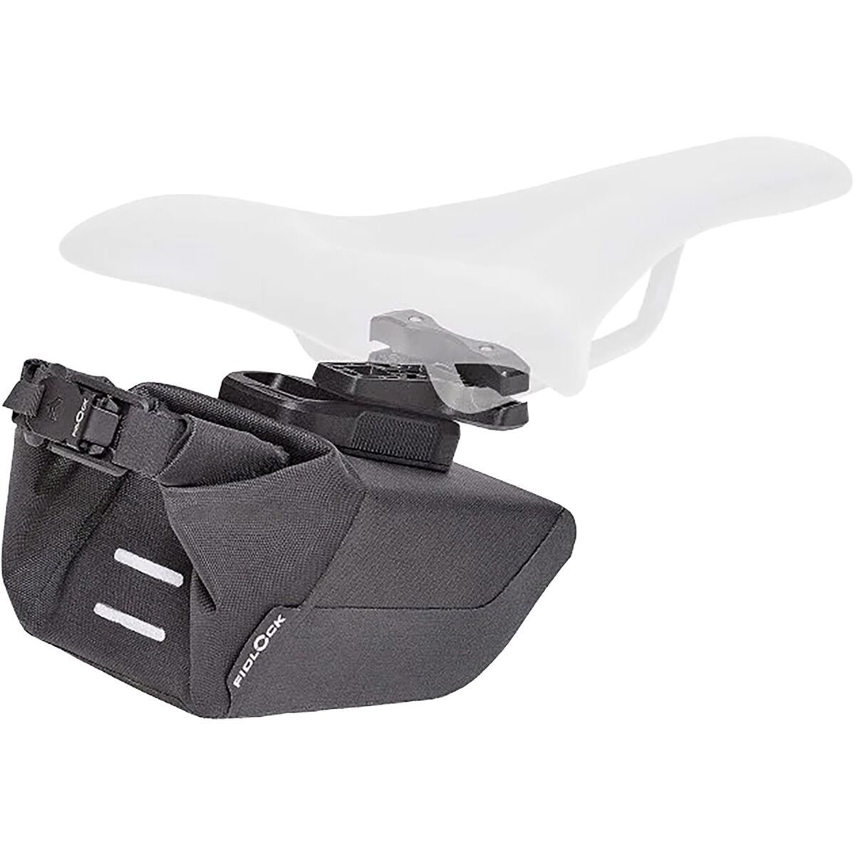 Image of FIDLOCK PINCLIP Saddle Bag with Base Black, Small