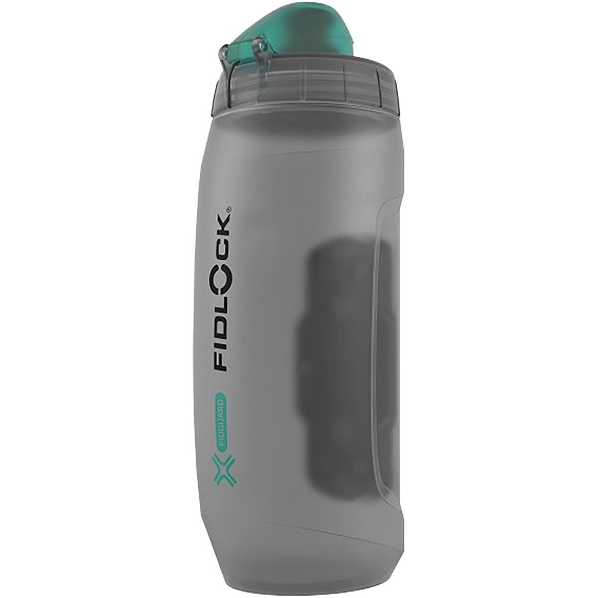 Image of FIDLOCK TWIST Single Bottle (bottle only) Smoke/Green + FidGuard, 590mL