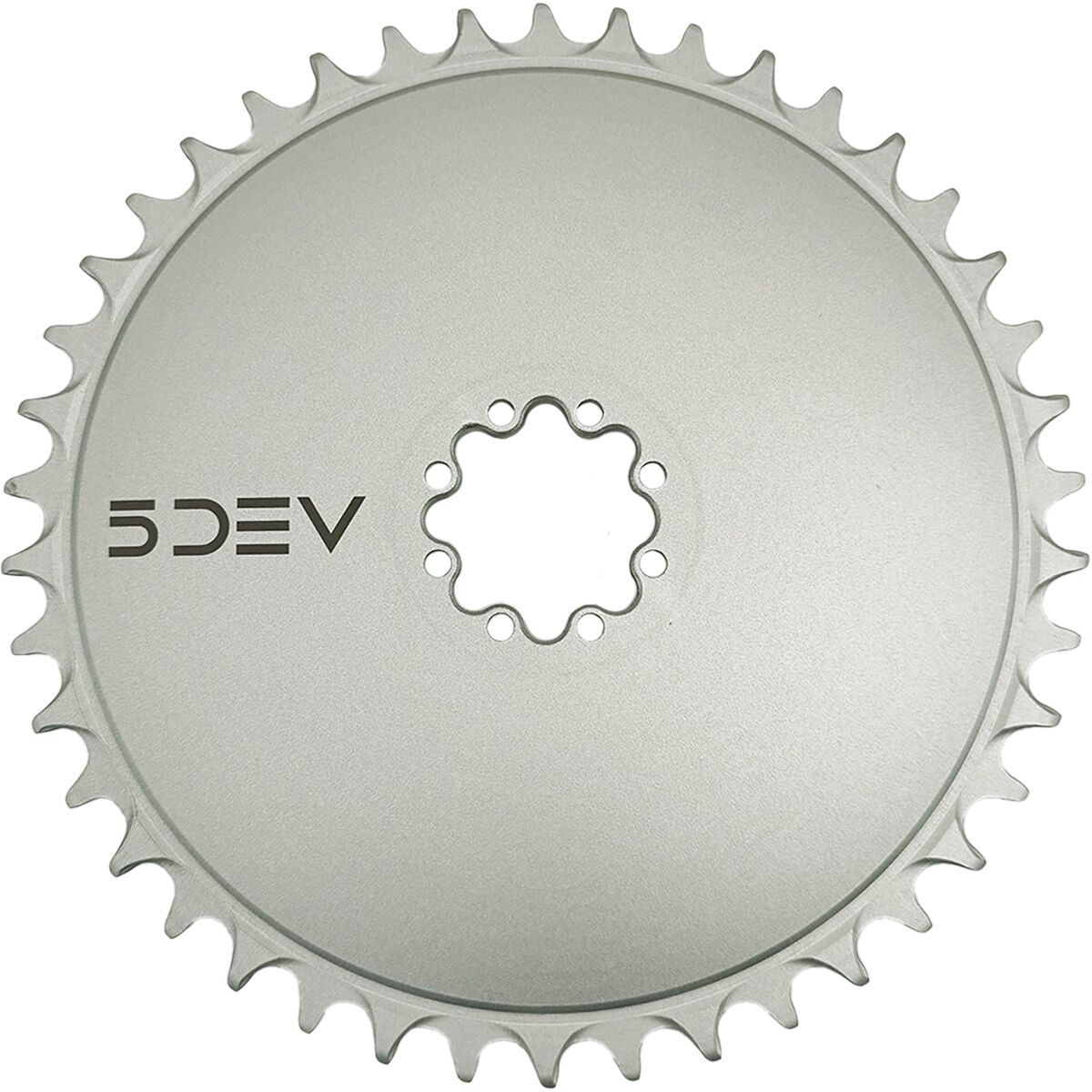 Image of 5DEV Aluminum Aero Road Chainring Raw, 8-Bolt Sram, 42t