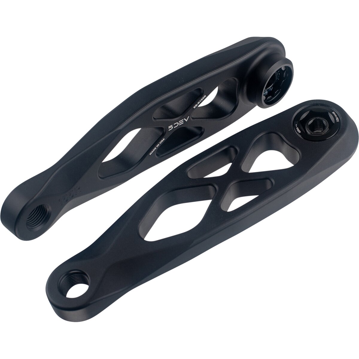 Image of 5DEV R-Spec Bosch E-Bike Crank Arms Black, 155mm