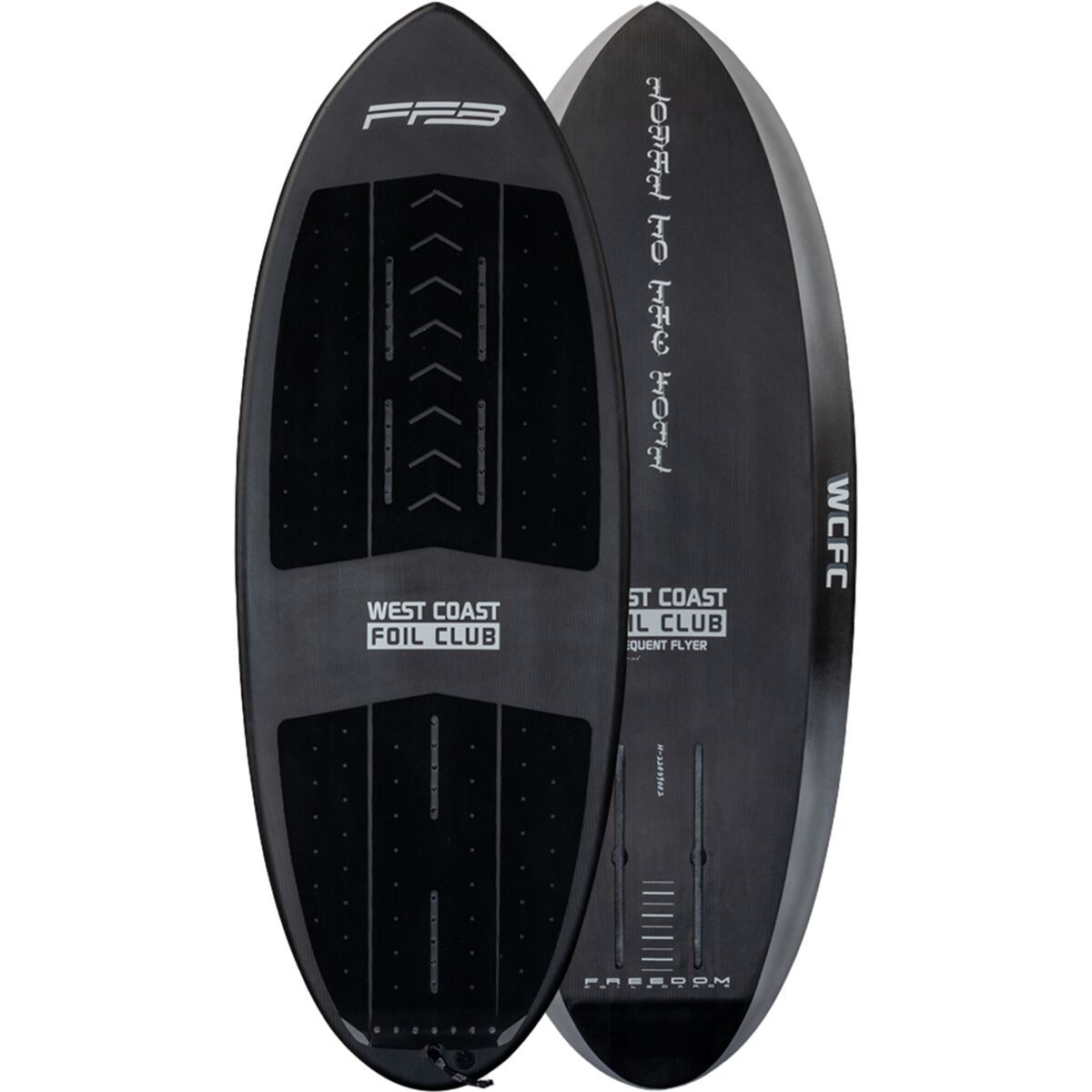 Freedom Foil Boards WCFC Frequent Flyer Surf Foilboard Black/White, 4ft2in