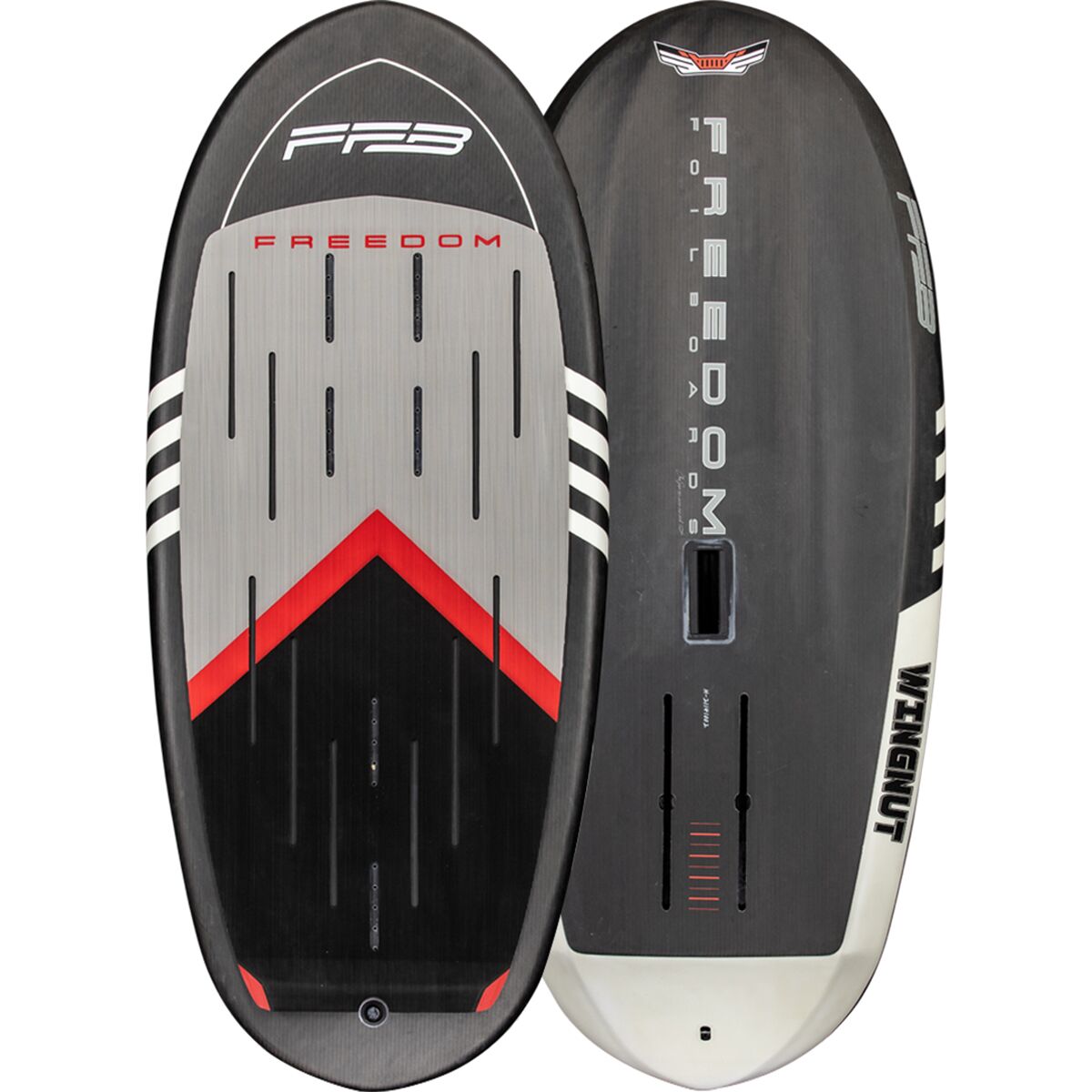 Freedom Foil Boards Freedom Foil Boards Wingnut Foil Wingboard Black/White/Red, 120L