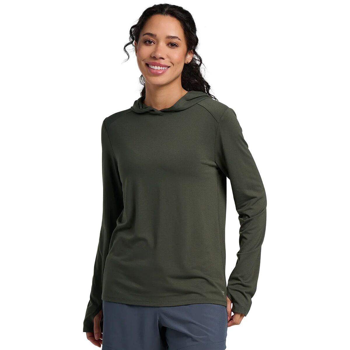 Image of Free Fly Shade II Hoodie - Women's Dark Forest, XL