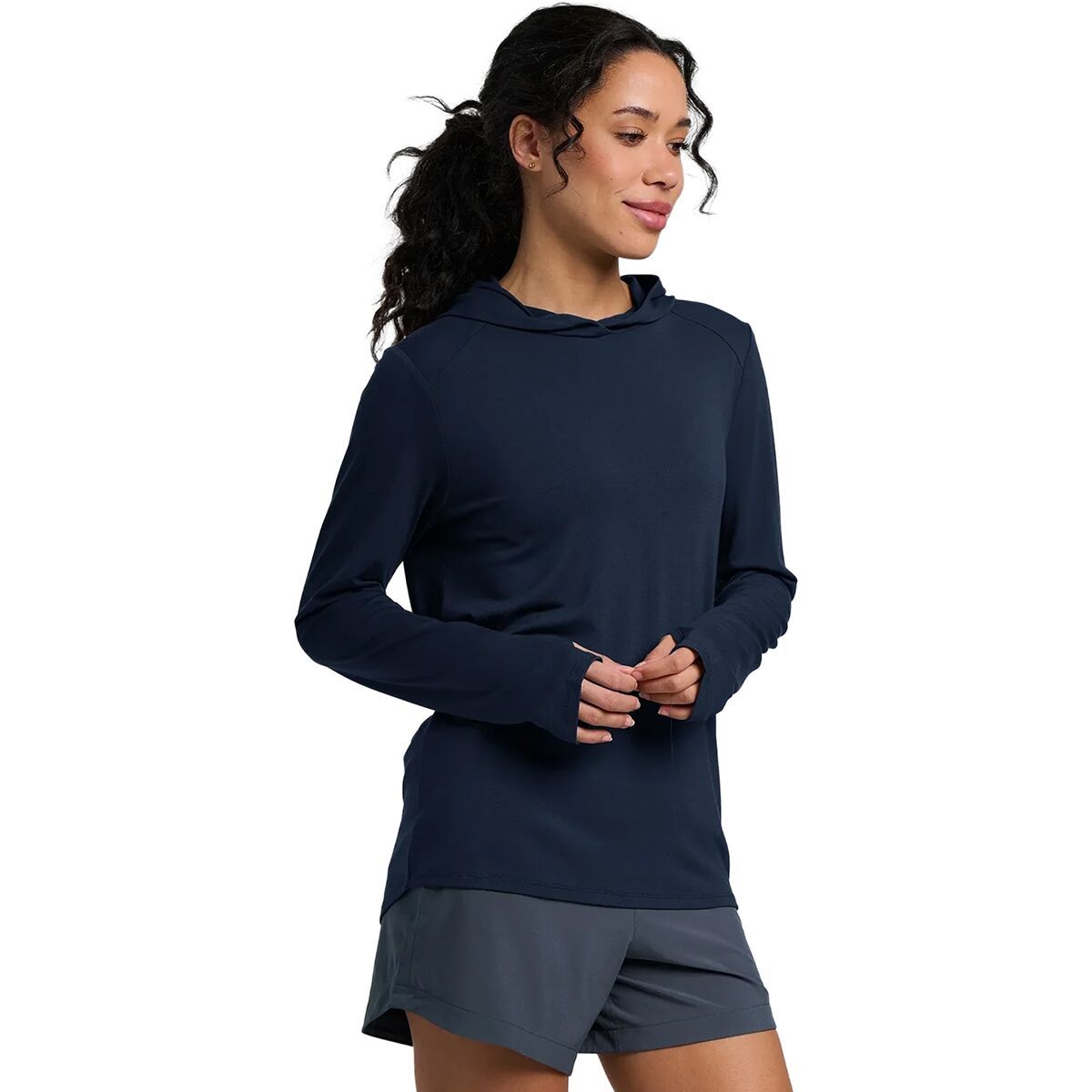 Image of Free Fly Shade II Hoodie - Women's Deep Navy, XS