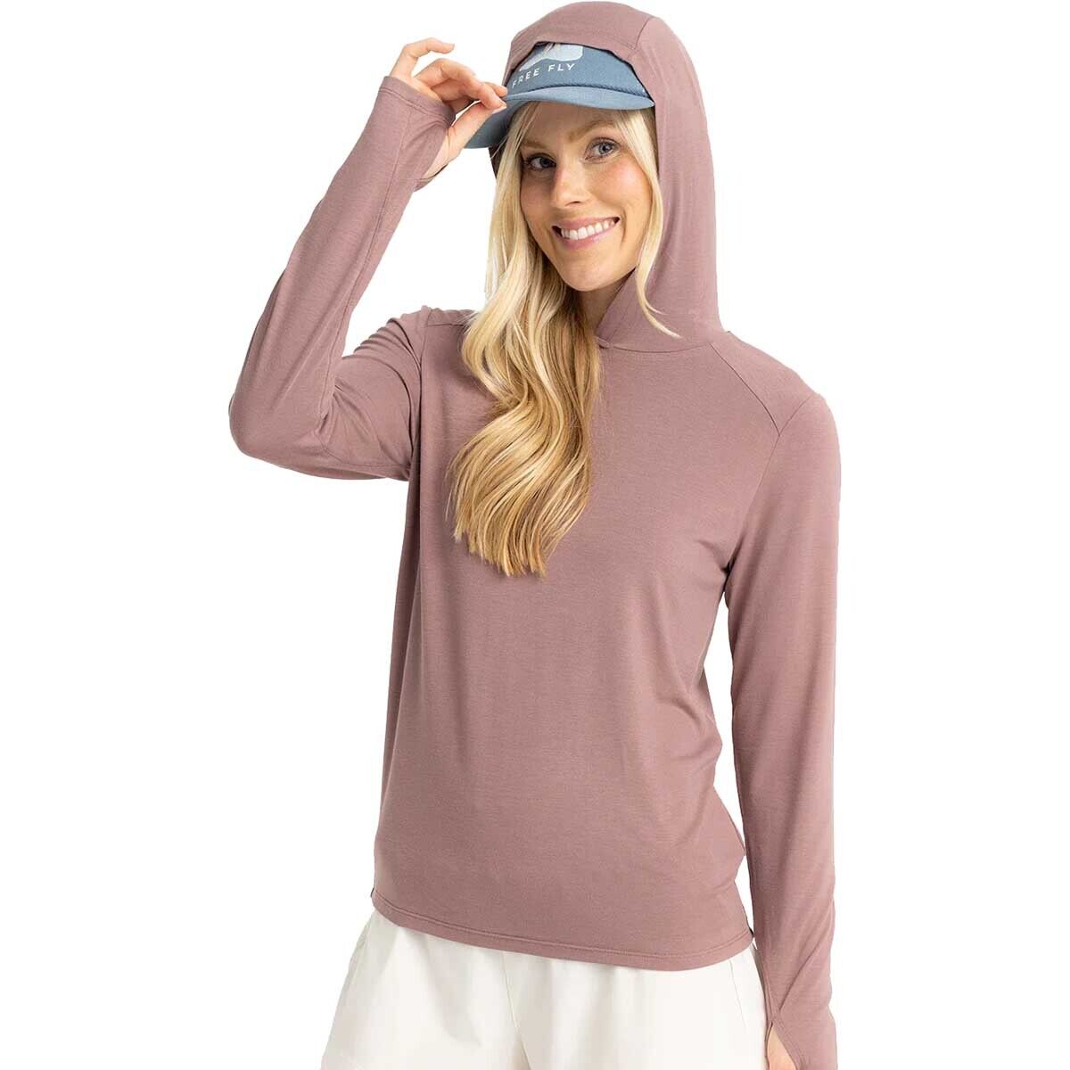 Image of Free Fly Shade II Hoodie - Women's Fig, L