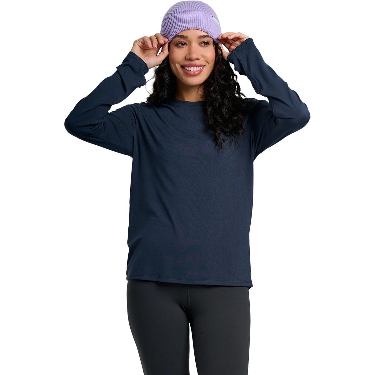 Image of Free Fly Shade II Long-Sleeve Shirt - Women's Deep Navy, XS