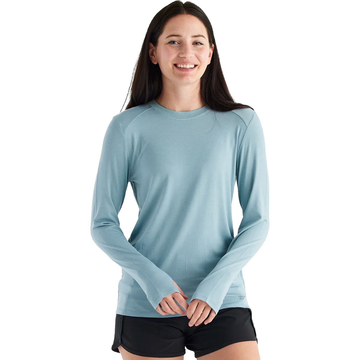 Image of Free Fly Shade II Long-Sleeve Shirt - Women's Ocean Mist, XS