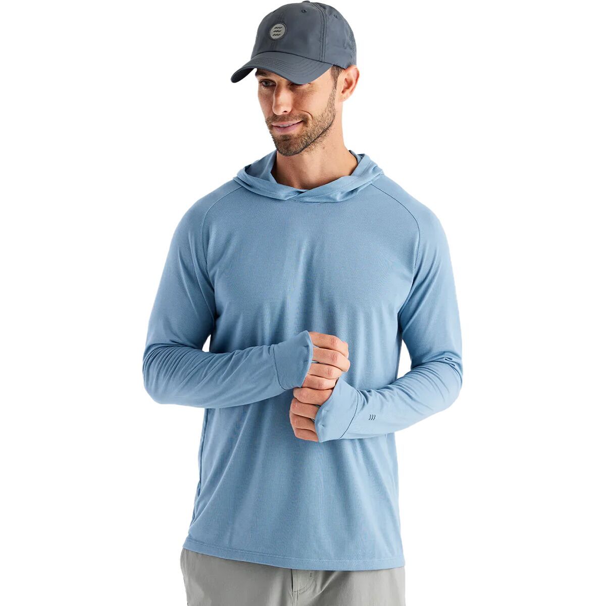 Free Fly Clearwater Hoodie - Men's Blue Fog, L