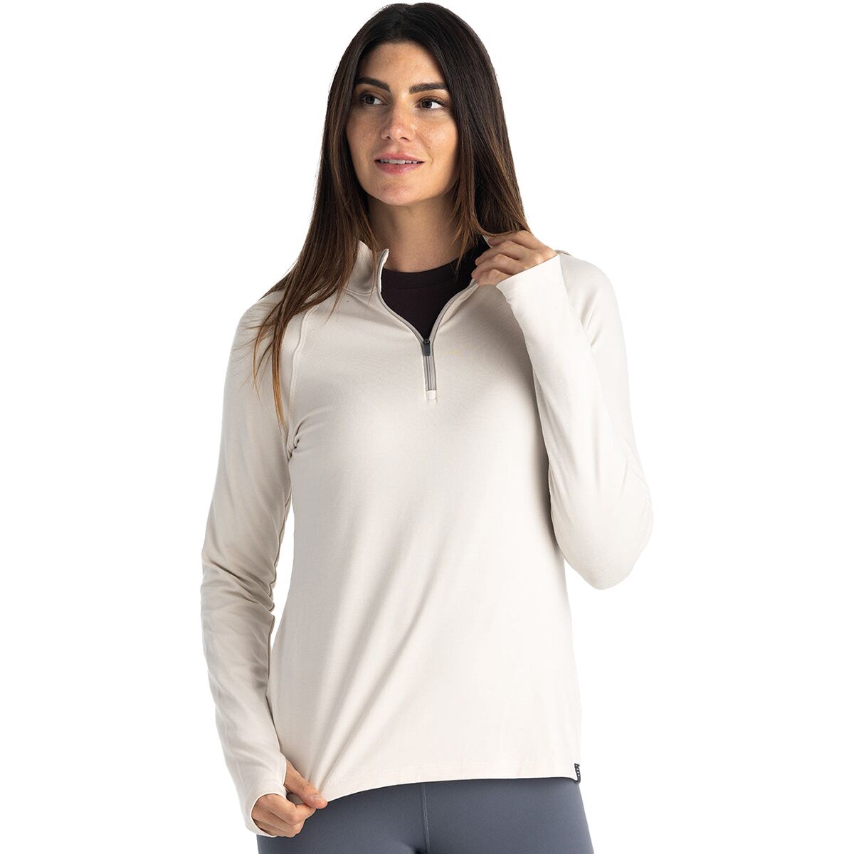Free Fly Free Fly Flex 1/4-Zip Top - Women's Stone, XS