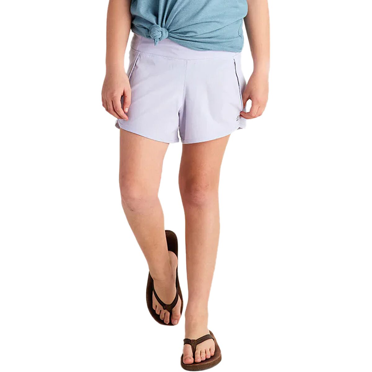 Free Fly Free Fly Breeze Lined Short - Girls' Lavender, L