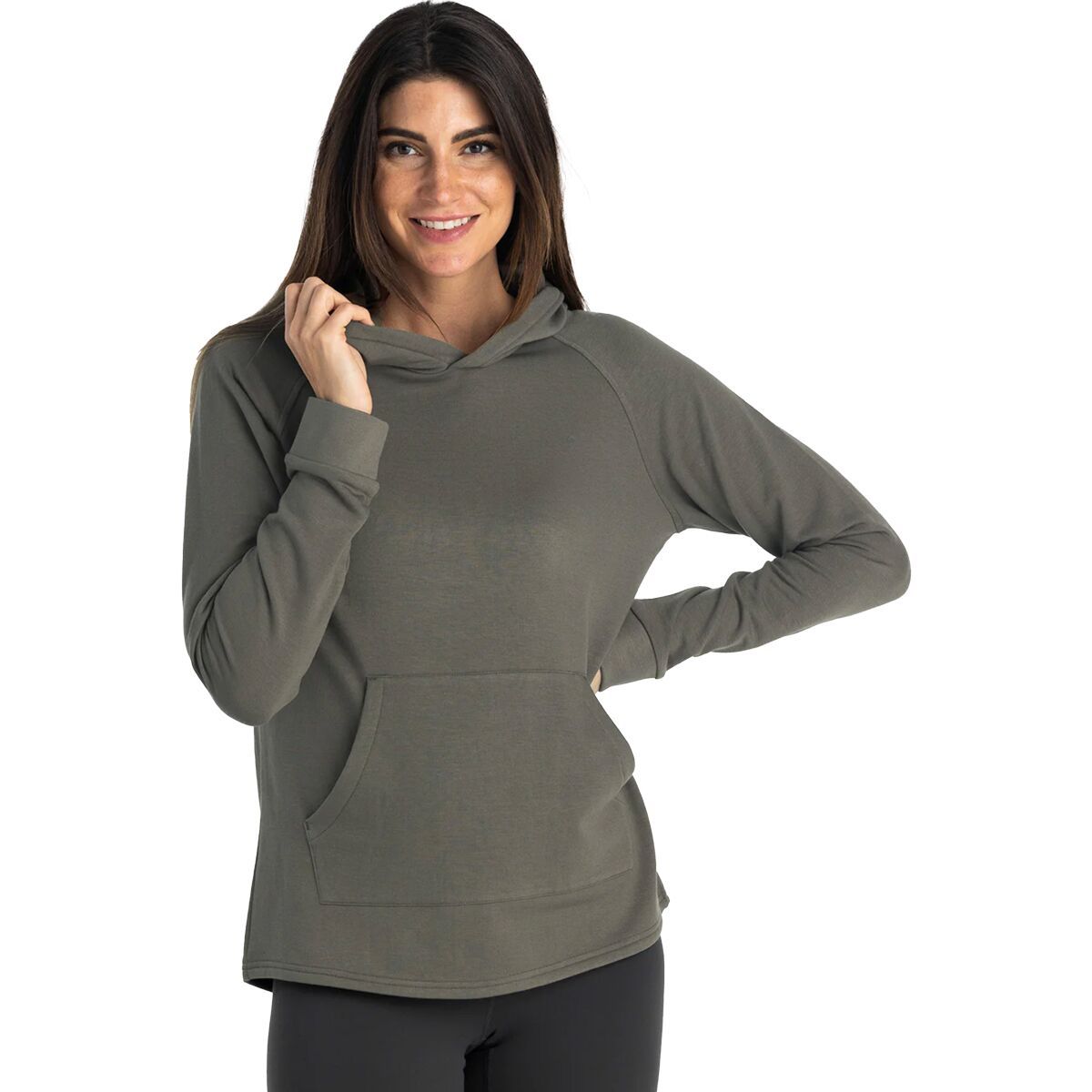 Free Fly Lightweight Fleece Hoodie - Women's Fatigue, M
