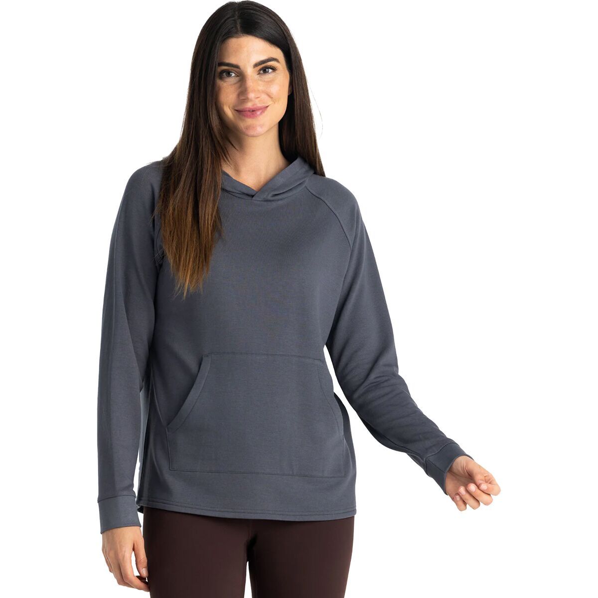 Image of Free Fly Lightweight Fleece Hoodie - Women's Storm Cloud, S