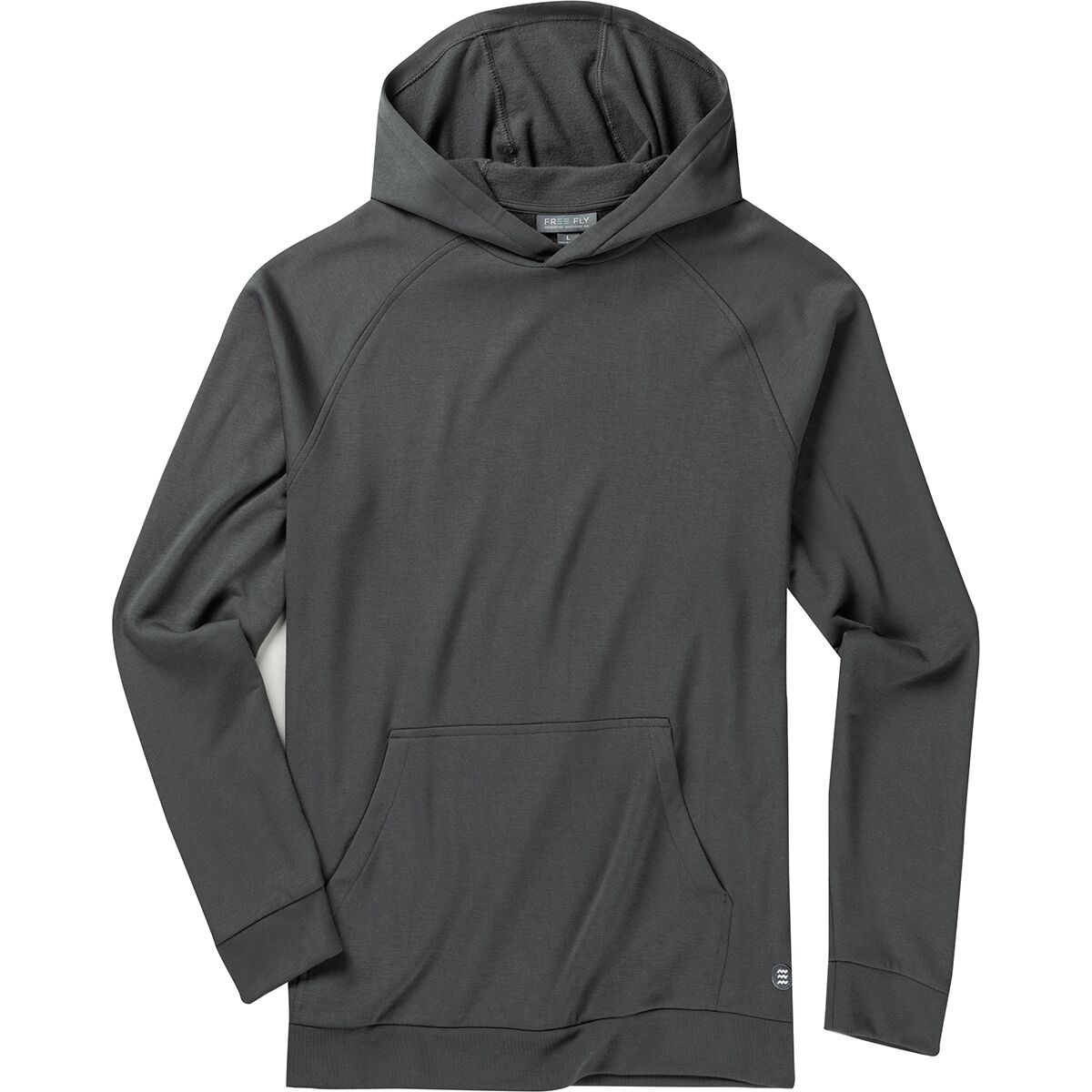 Image of Free Fly Lightweight Fleece Hoodie - Men's Black Sand, S