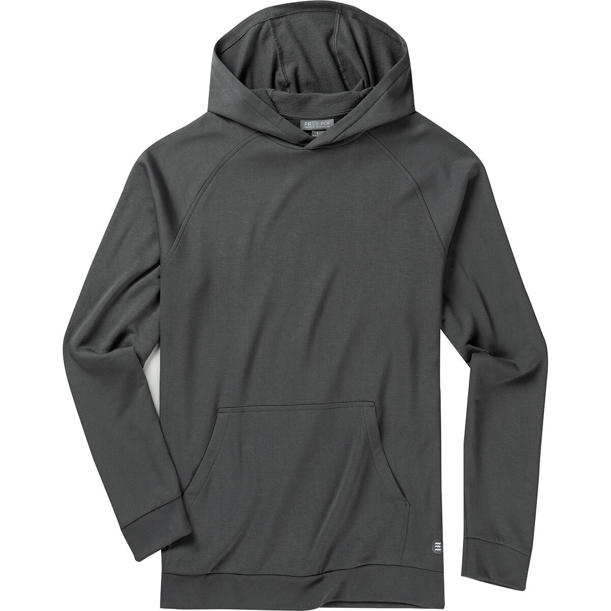 Image of Free Fly Lightweight Fleece Hoodie - Men's Black Sand, L