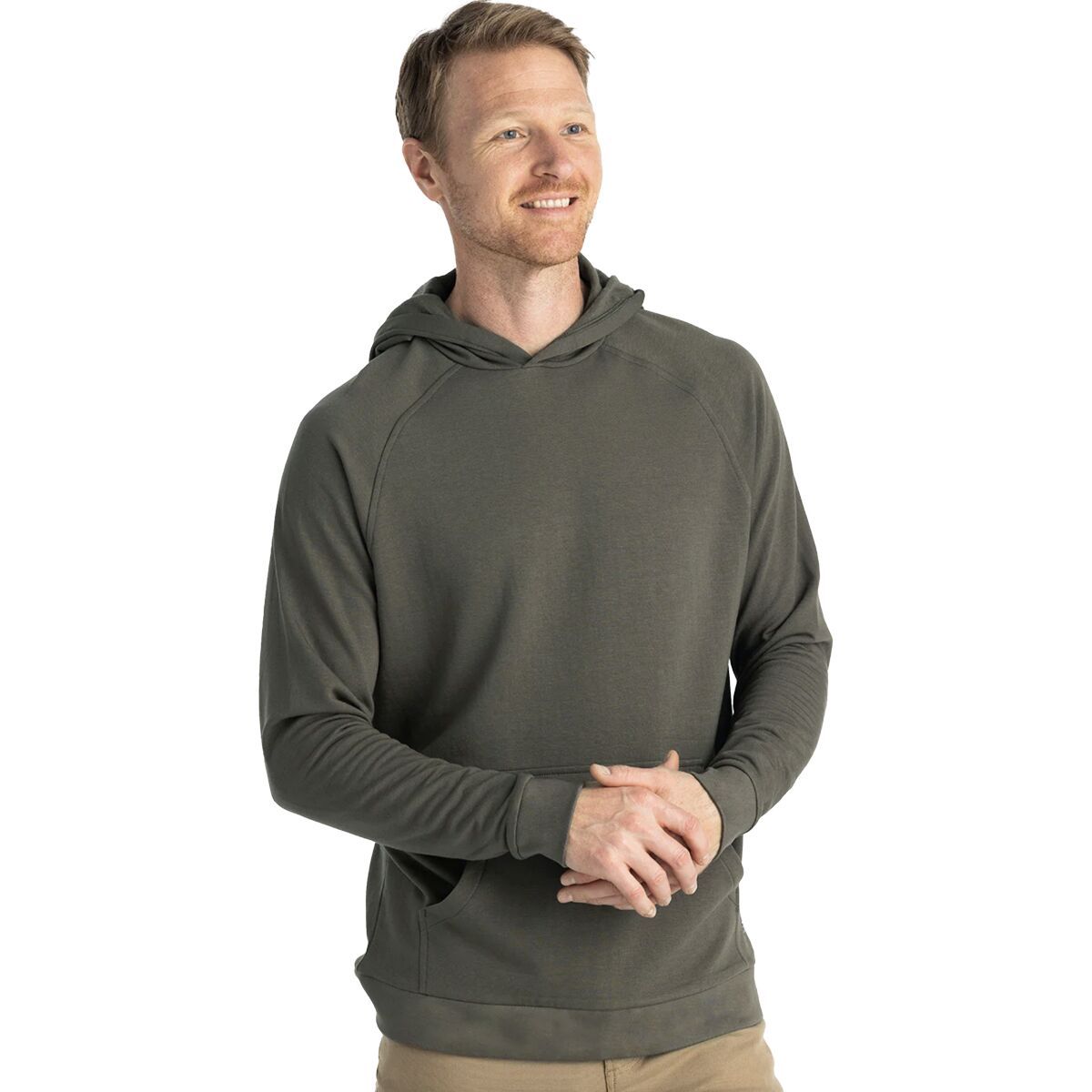 Image of Free Fly Lightweight Fleece Hoodie - Men's Fatigue, S