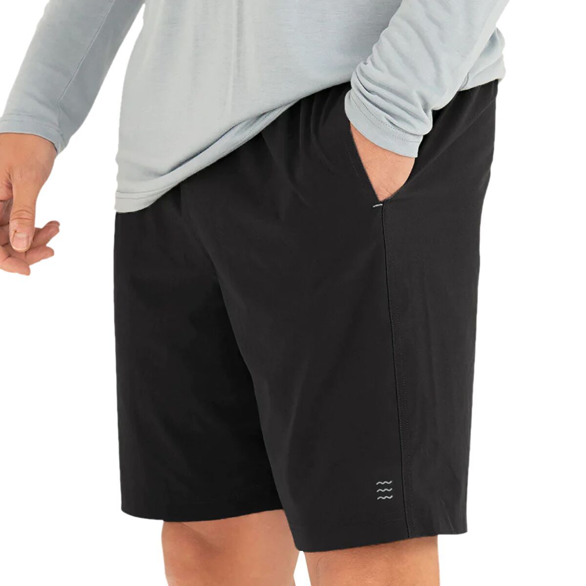 Image of Free Fly Active Breeze Lined 7in Short - Men's Black, XXL