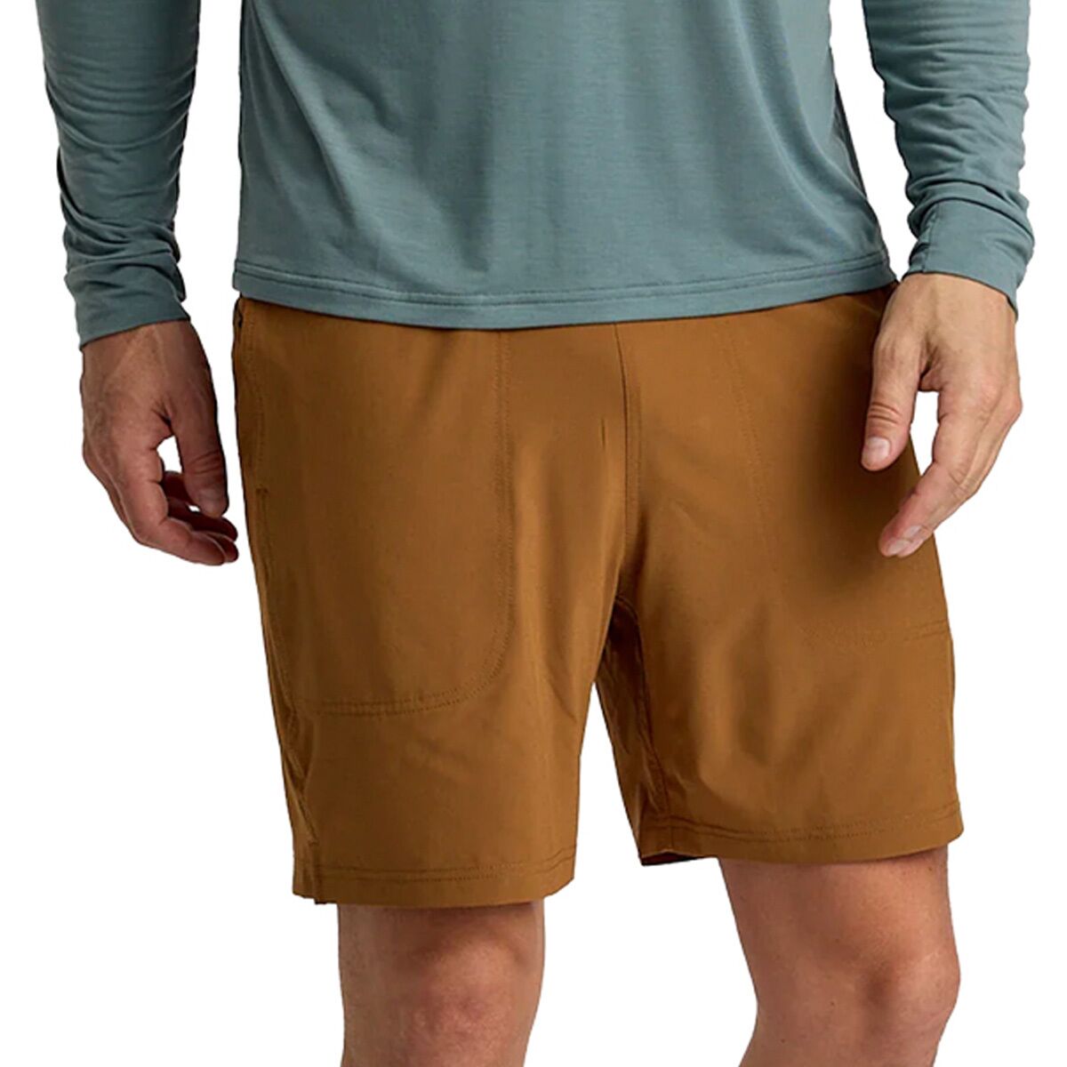 Image of Free Fly Breeze 6in Short - Men's Russet, L