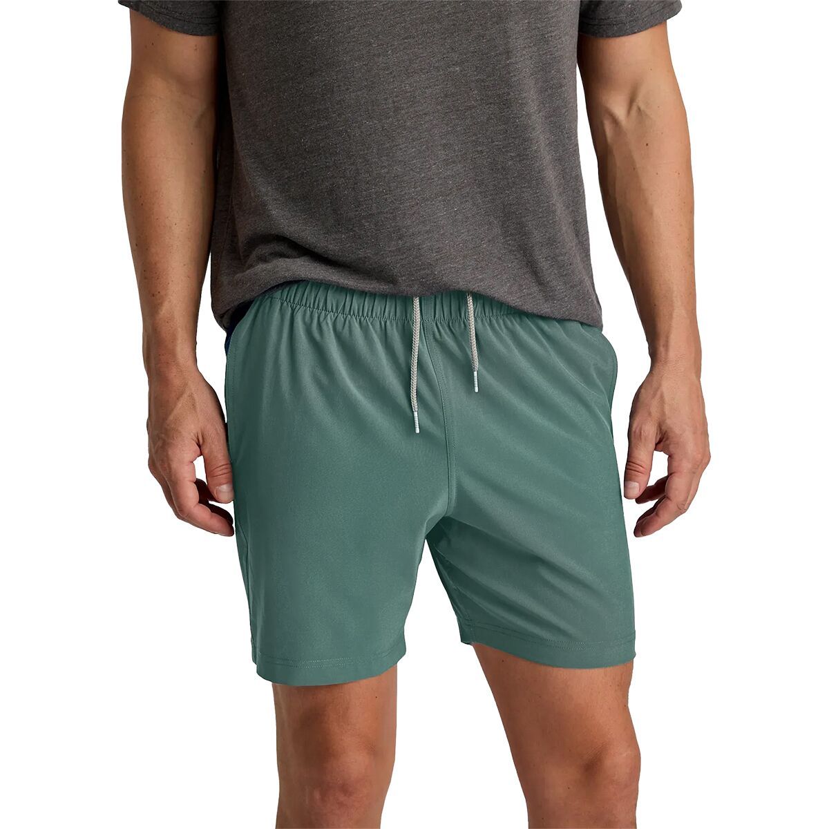 Image of Free Fly Breeze 6in Short - Men's Sea Pine, L