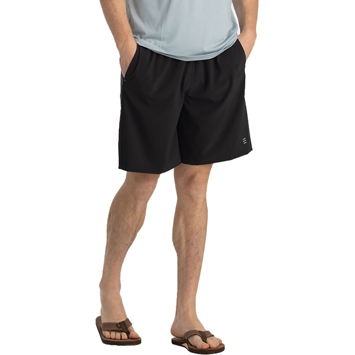 Image of Free Fly Breeze 8in Short - Men's Black2, L