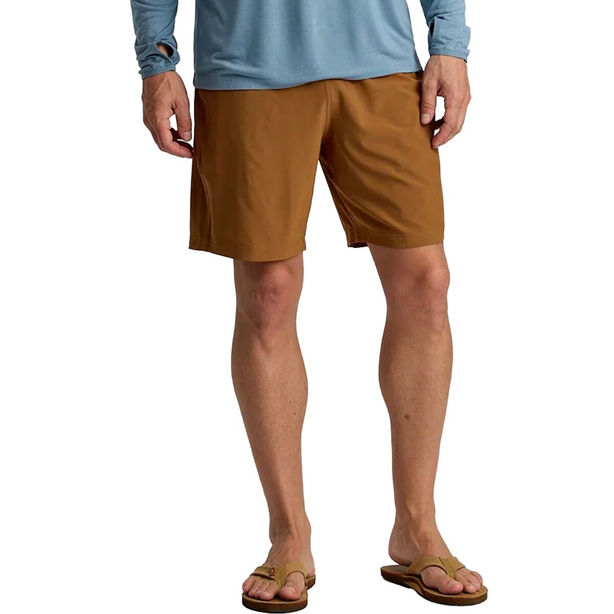 Image of Free Fly Breeze 8in Short - Men's Russet, L
