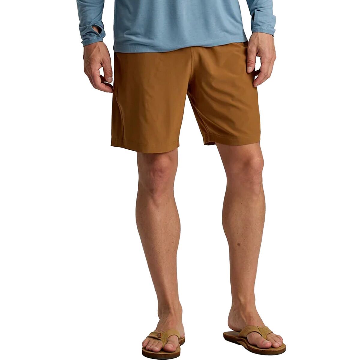 Image of Free Fly Breeze 8in Short - Men's Russet, M