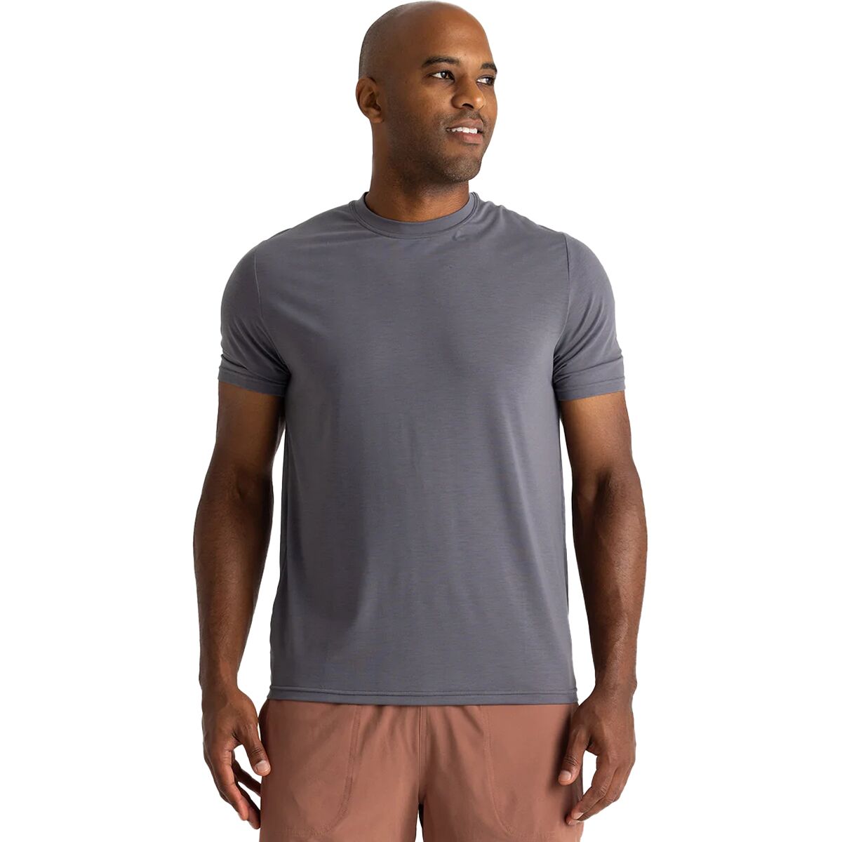 Free Fly Free Fly Elevate Lightweight T-Shirt - Men's Smoke, M
