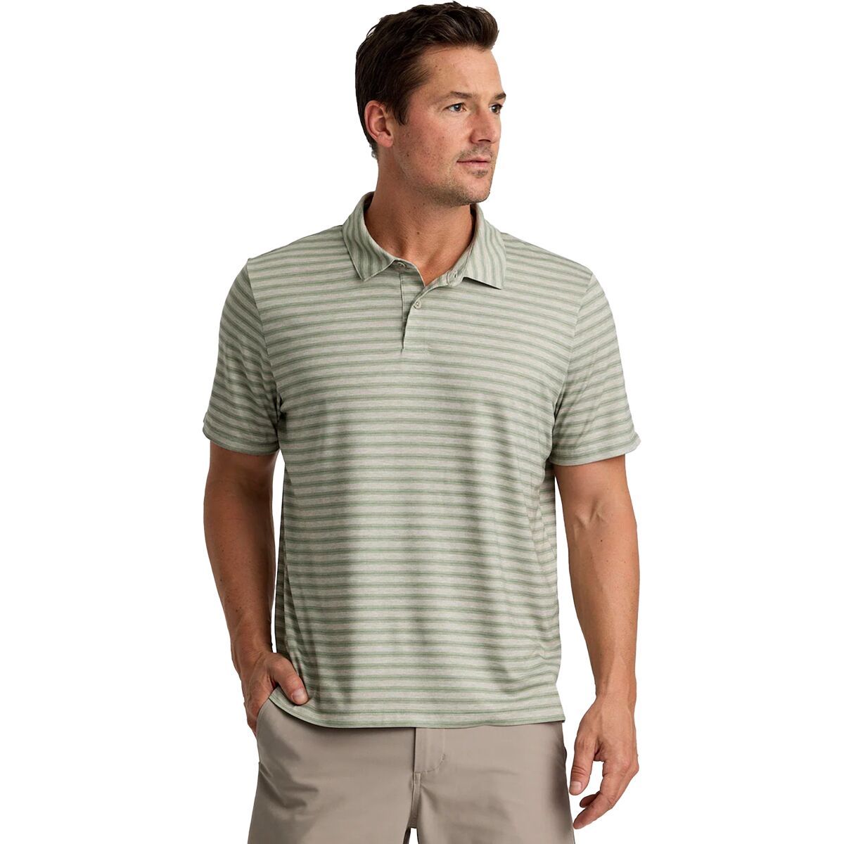 Image of Free Fly Elevate Polo Shirt - Men's , S