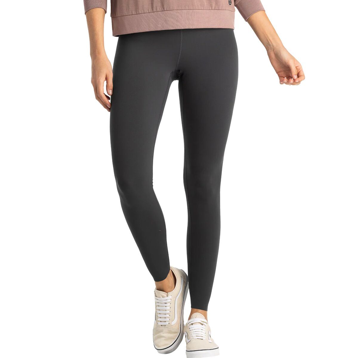 Image of Free Fly All Day 7/8 Pocket Legging - Women's Black Sand, XS