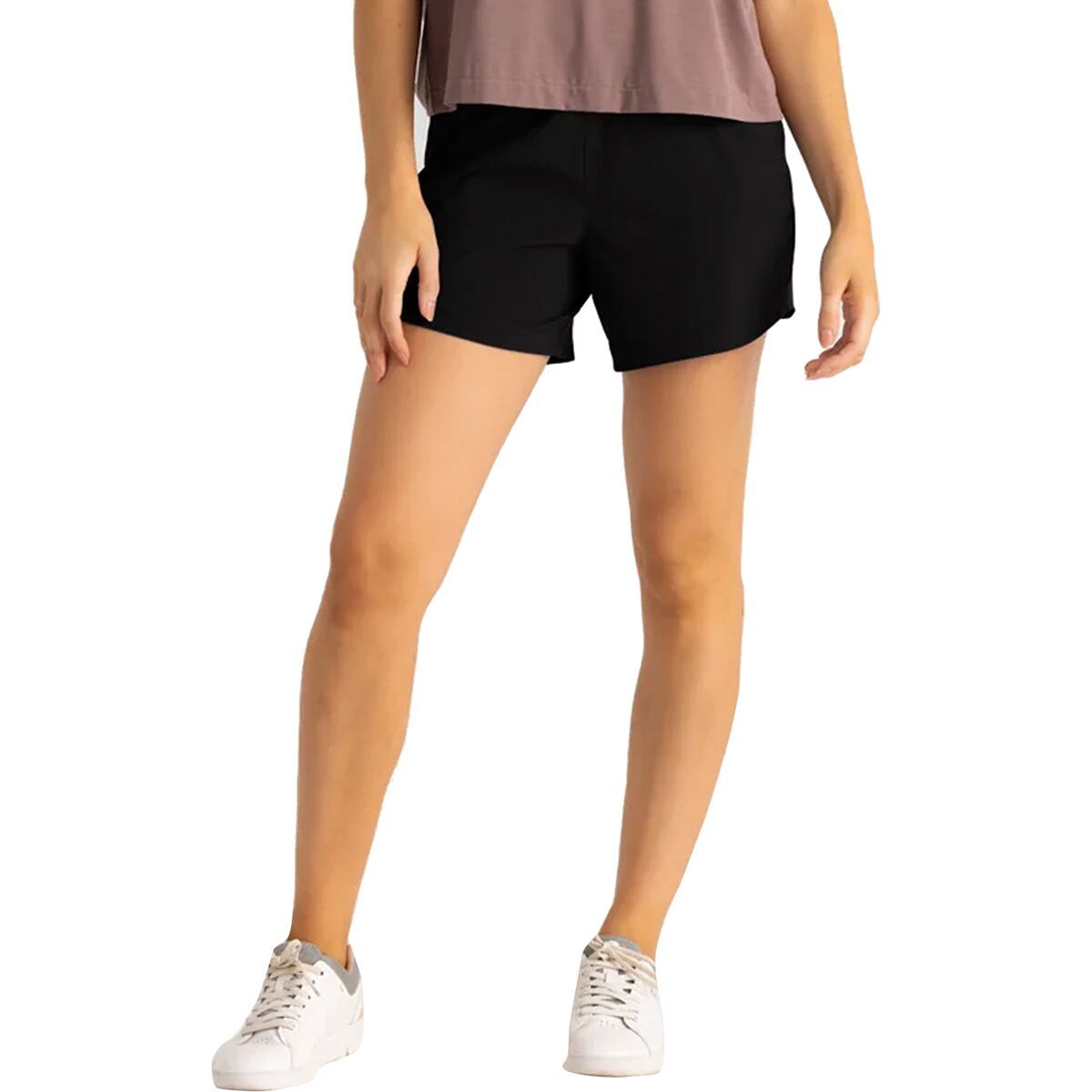 Image of Free Fly Lined Active Breeze 5in Short - Women's Black, XS