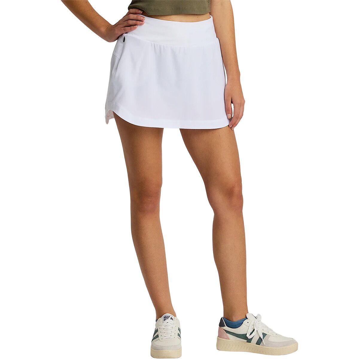 Image of Free Fly Lined Active Breeze Skort - Women's Bright White, XS