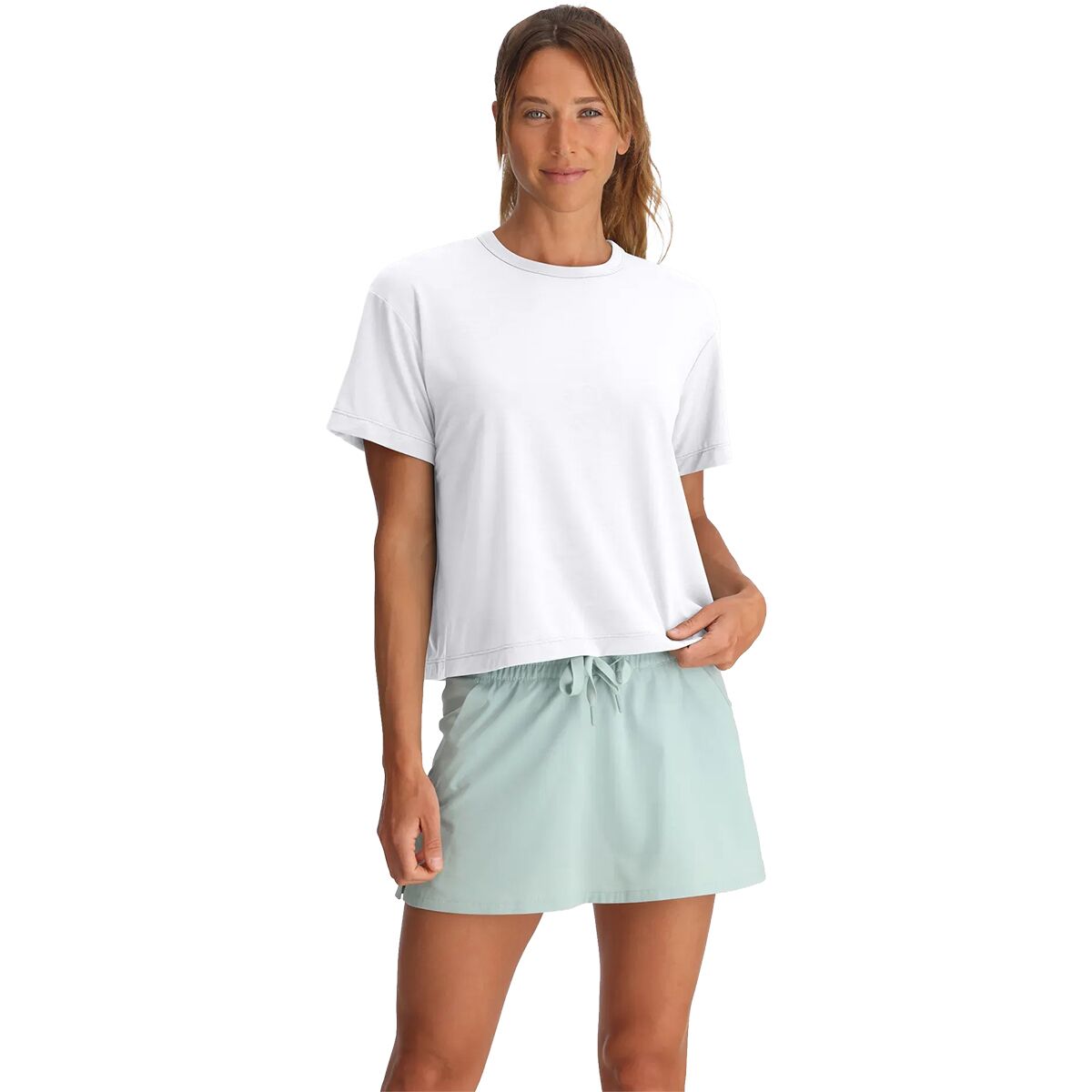 Image of Free Fly Elevate Lightweight T-Shirt - Women's Bright White, L