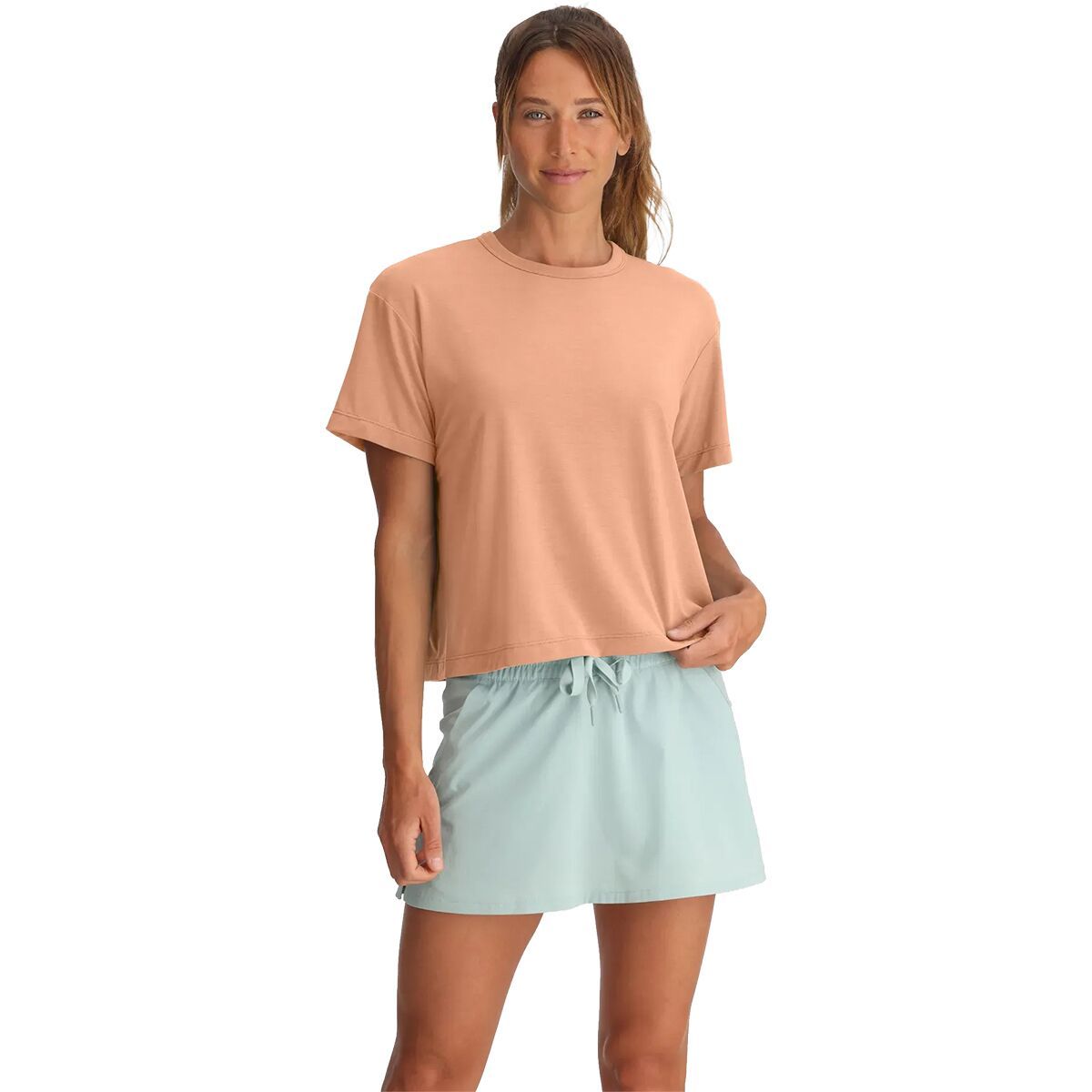 Image of Free Fly Elevate Lightweight T-Shirt - Women's Light Coral, XS