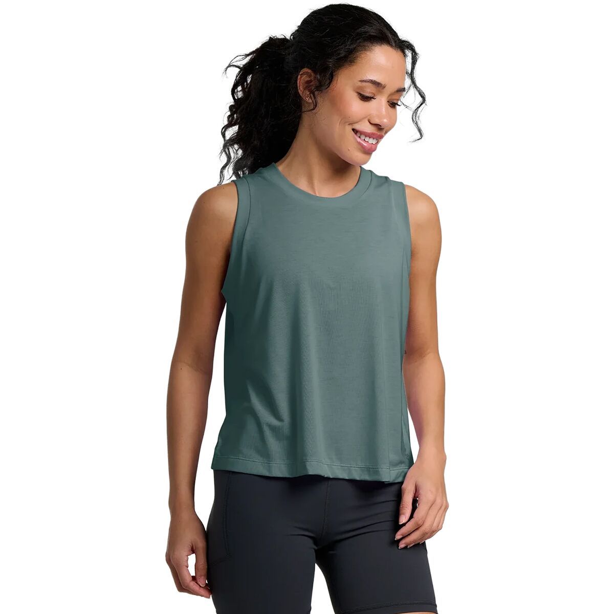 Image of Free Fly Elevate Lightweight Tank Top - Women's Stormy Sea, XS