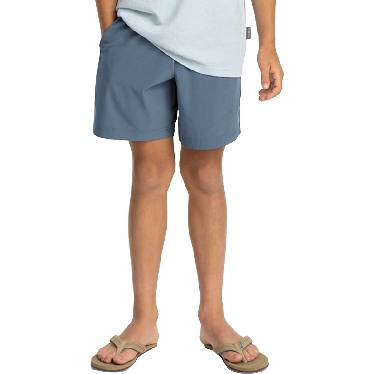 Free Fly Free Fly Breeze Short - Boys' Storm Cloud, L
