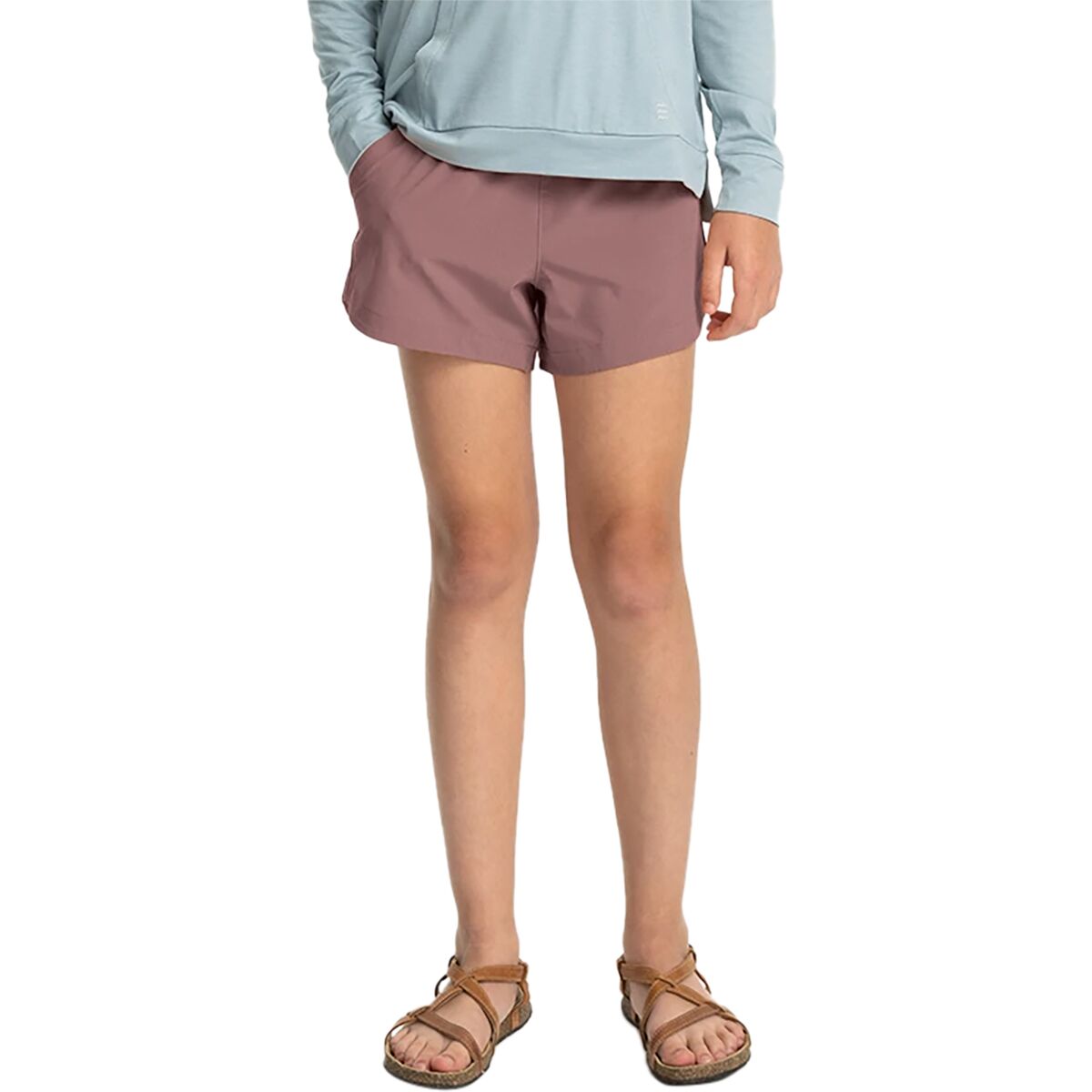 Free Fly Free Fly Pull-On Breeze Short - Girls' Fig, L